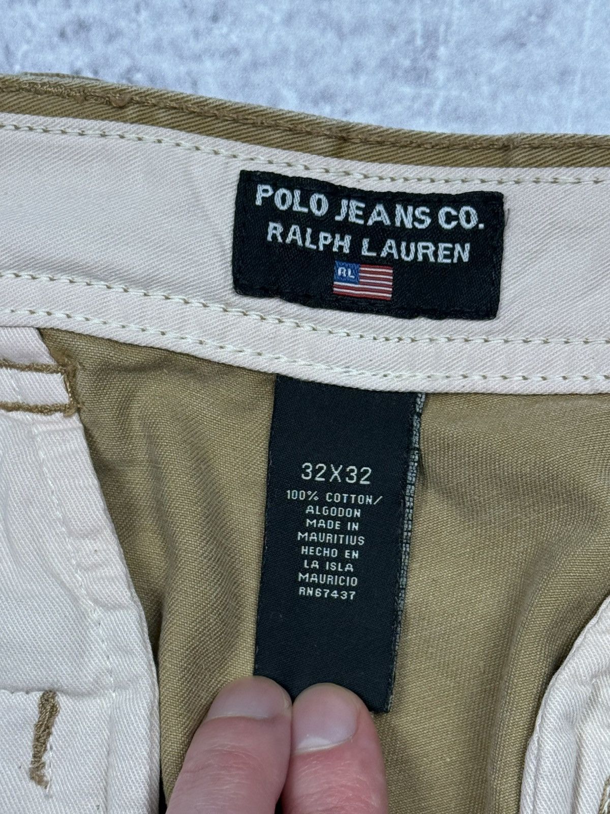 Polo Ralph Lauren Vintage Parachute Cargo Pant Polo Jeans Company Beige Pants Size US 32 / EU 48 - 8 Thumbnail