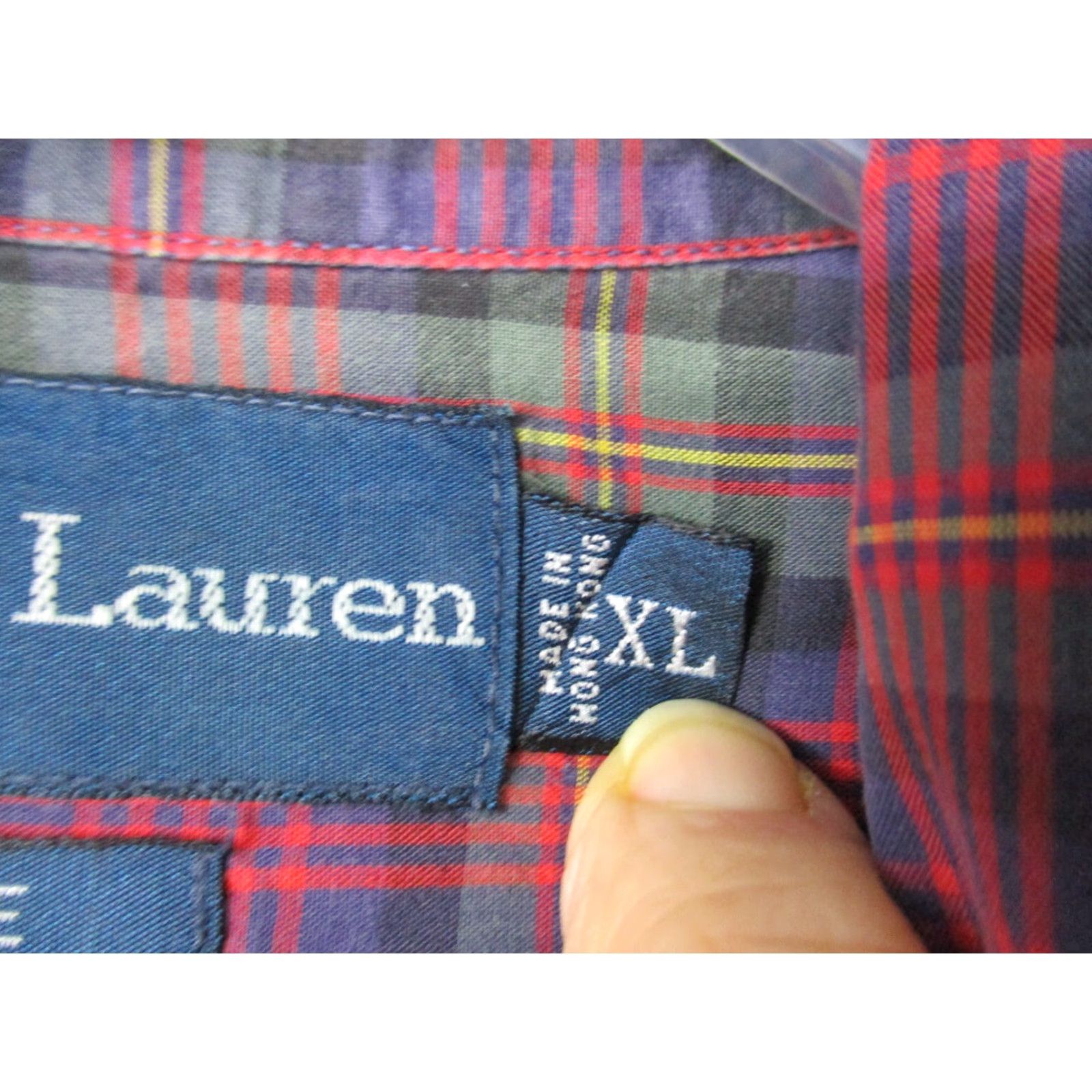 Ralph Lauren Ralph Lauren Blake Shirt XL Men Long Sleeve Button Down Plaid Red Pony Vintage Size US XL / EU 56 / 4 - 5 Thumbnail