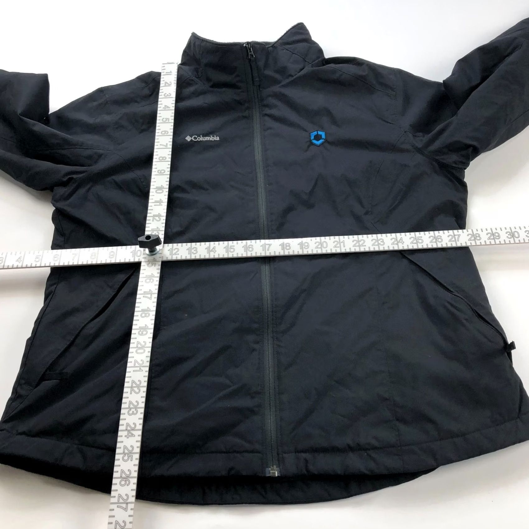 Vintage Columbia Avery Park XL Womens Blazer Style Jacket Black Fleece Lined Mid-Length Size XL / US 12-14 / IT 48-50 - 3 Thumbnail