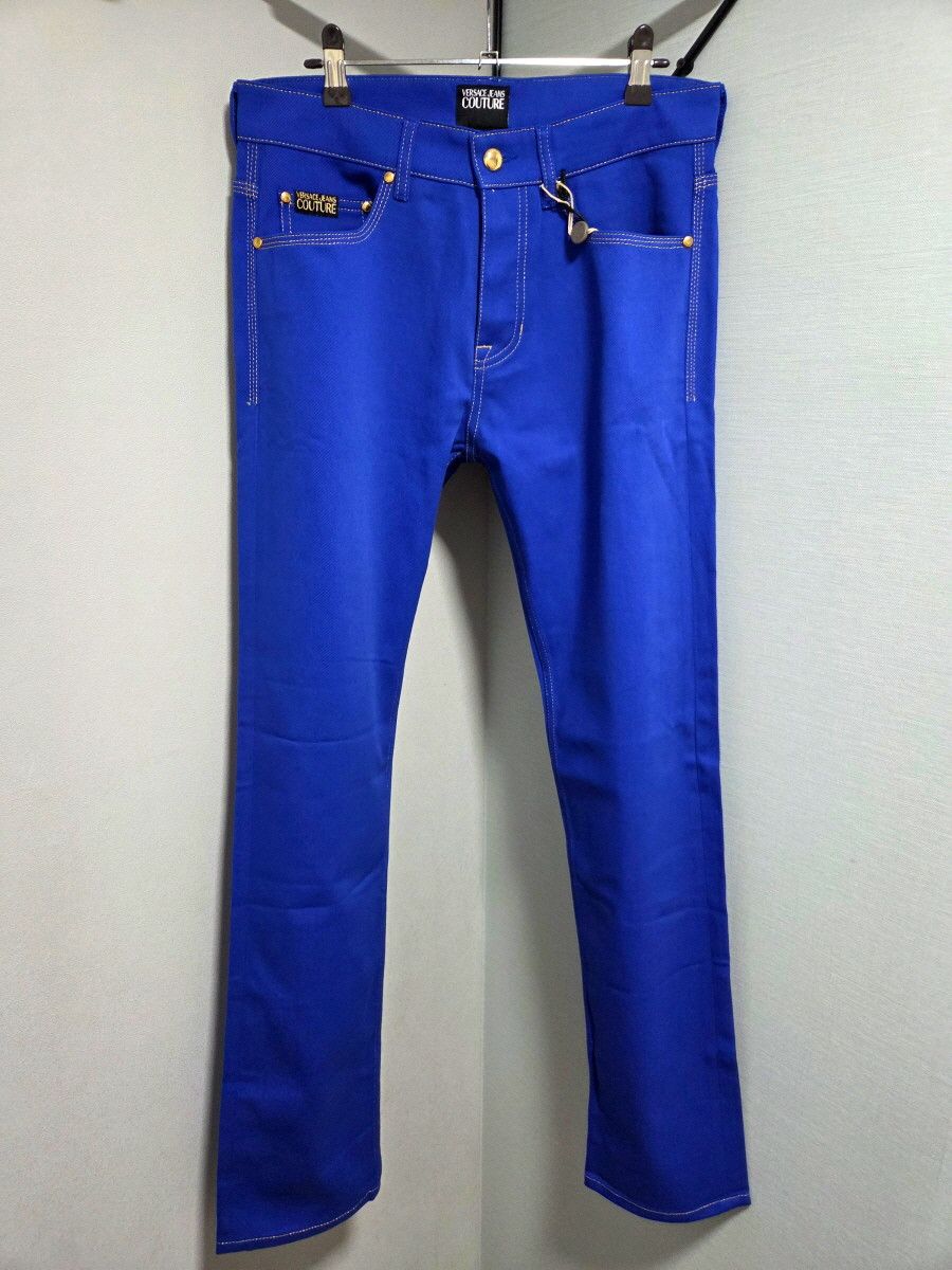 Versace Versace Jeans Couture cobalt denim Size US 30 / EU 46 - 1 Thumbnail