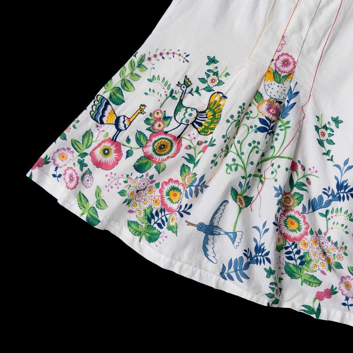 Desigual Desigual Wmns White Floral Tank Top Sleeveless Blouse Summer Size S / US 4 / IT 40 - 6 Thumbnail