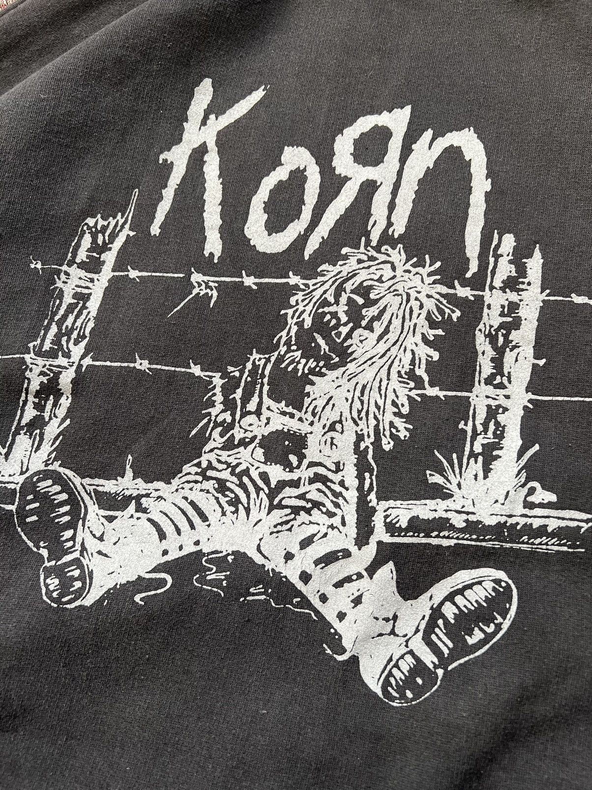 Band Tees × Vintage VERY RARE 90s Vintage Korn Hoodie Size US XL / EU 56 / 4 - 10 Thumbnail