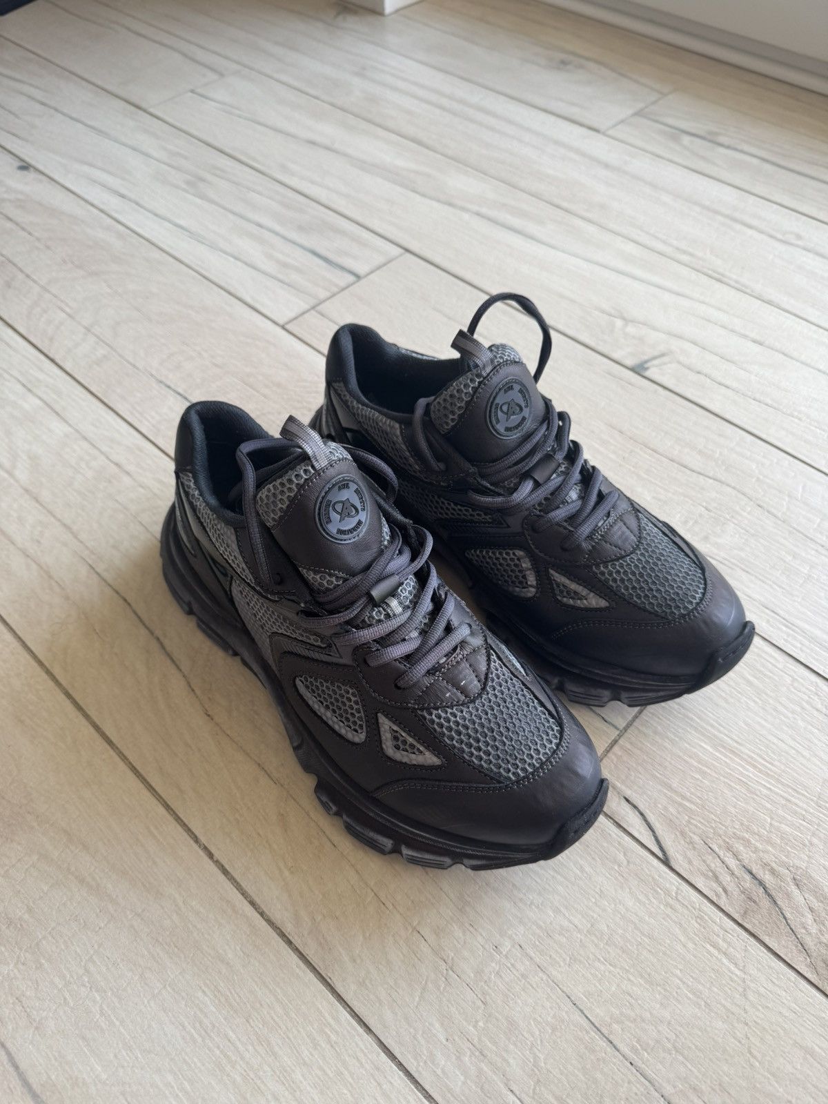 Axel Arigato DS! Axel Arigato Marathon Dip-Dye Low Top Leather Sneakers Size US 10 / EU 43 - 3 Thumbnail