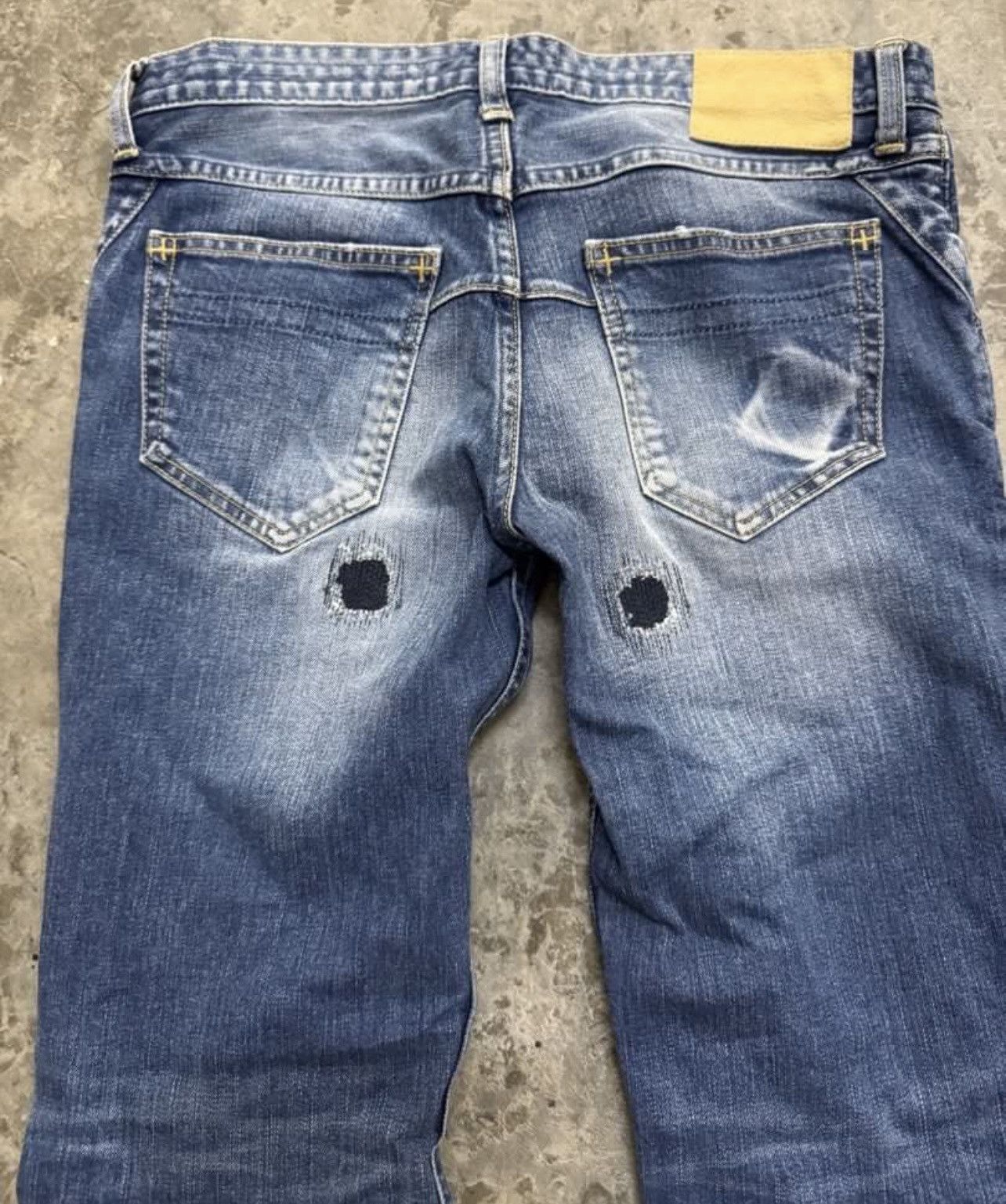 Number (N)ine NUMBER NINE DISTRESSED BULLET JEANS Size US 32 / EU 48 - 4 Thumbnail