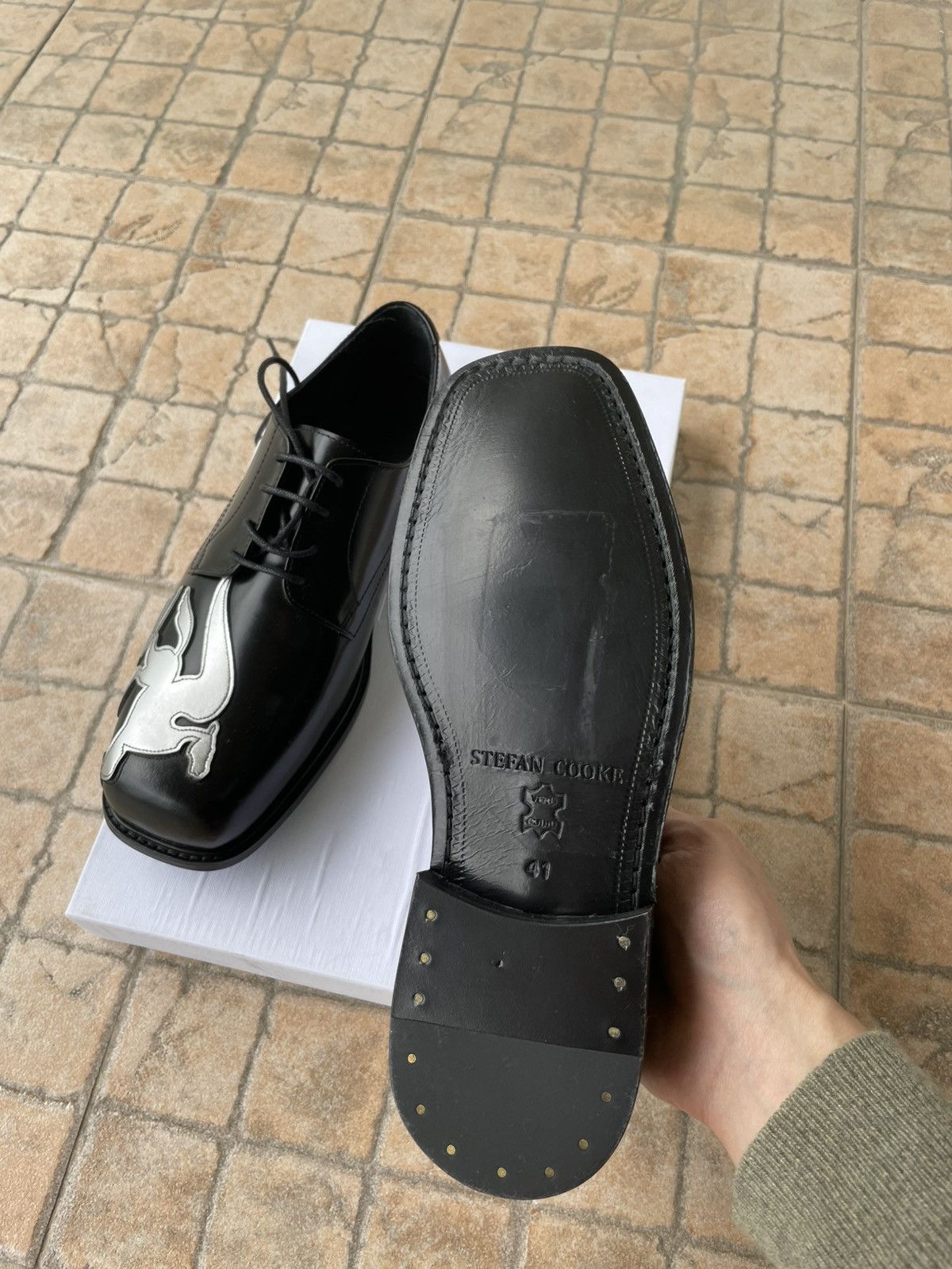 Stefan Cooke Stefan Cooke Pegasus Leather Shoe Size US 8 / EU 41 - 2 Thumbnail