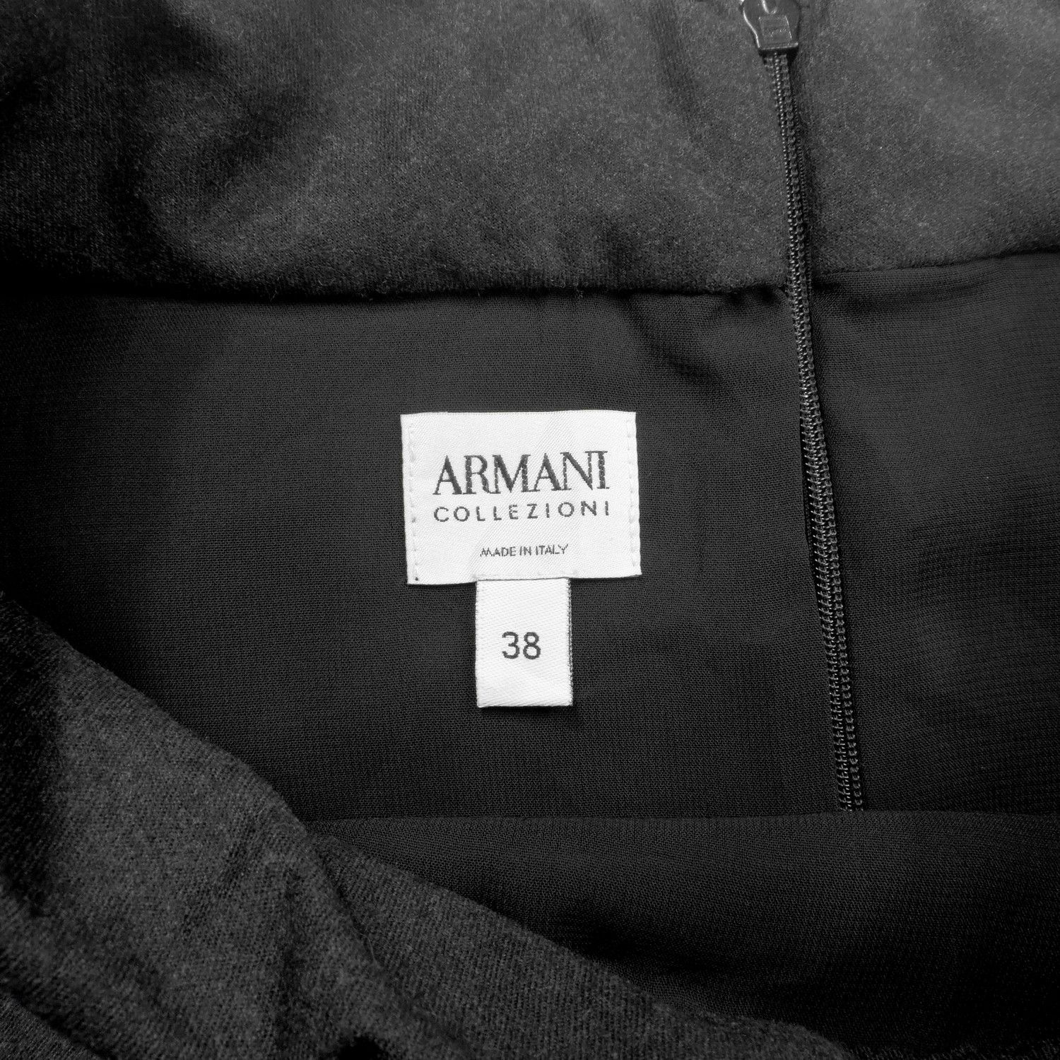 Armani ARMANI COLLEZIONI COWL NECKLINE LONG SLEEVES MIDI DRESS Size XS / US 0-2 / IT 36-38 - 3 Thumbnail