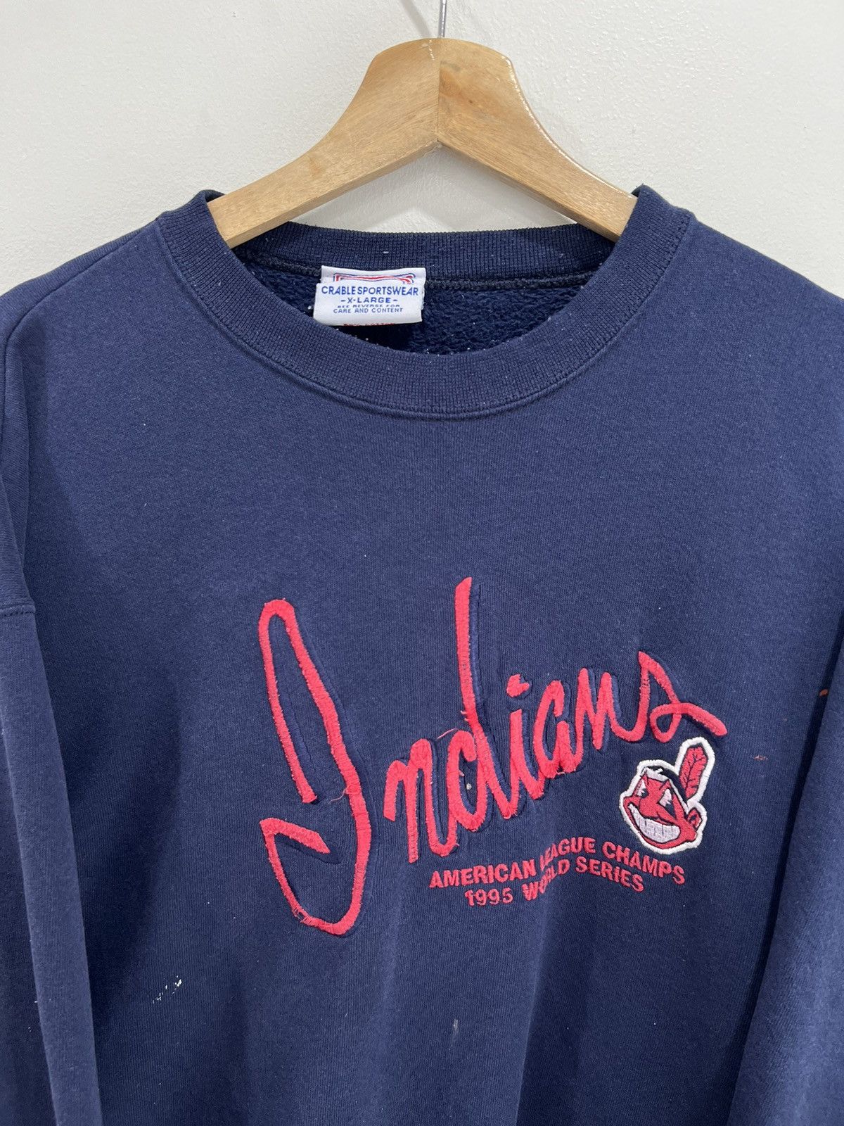 Vintage Vintage Cleveland Indians Sweater sweatshirt Size US XL / EU 56 / 4 - 5 Thumbnail