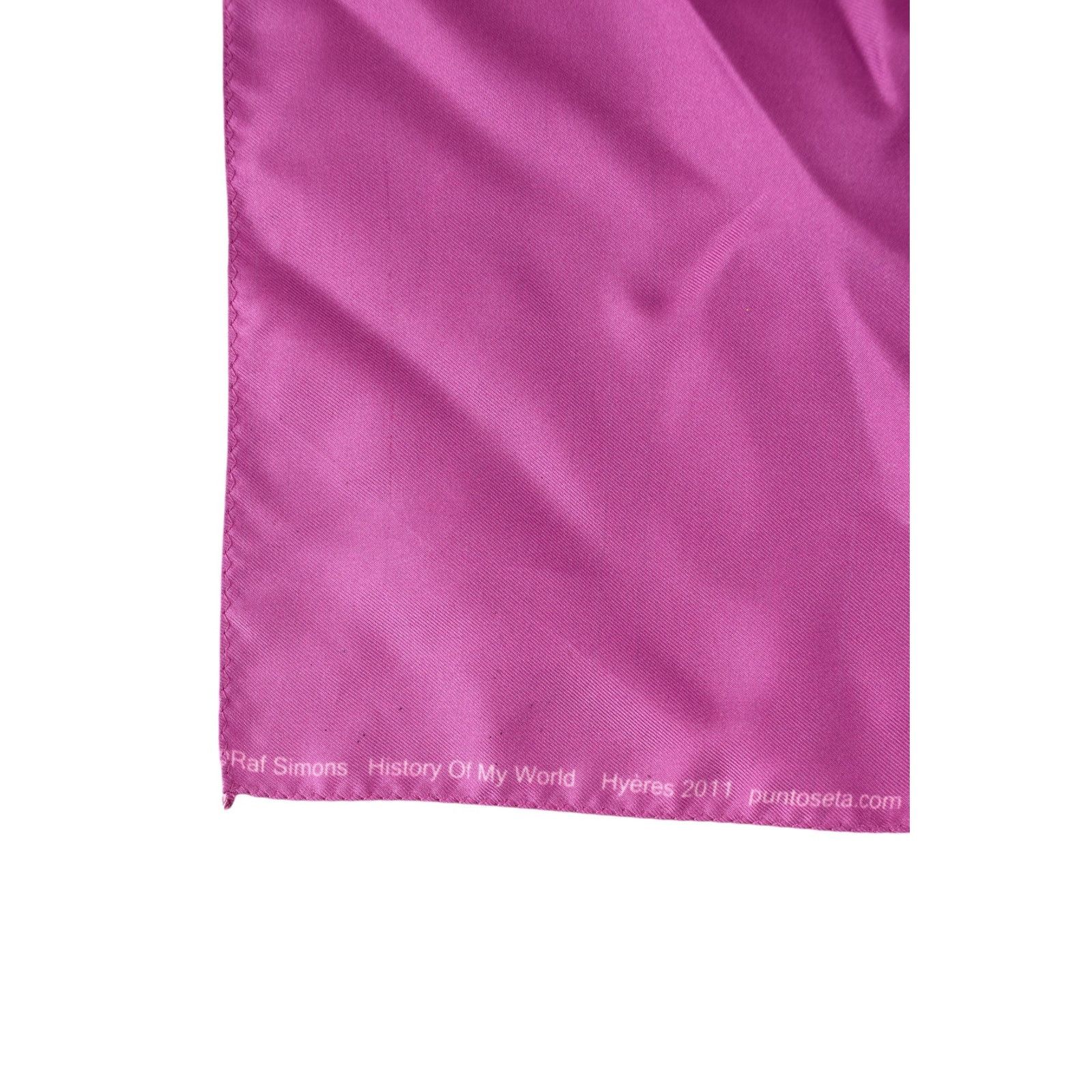 Maison Margiela 2014 Margiela Purple Silk Scarf Size ONE SIZE - 2 Thumbnail