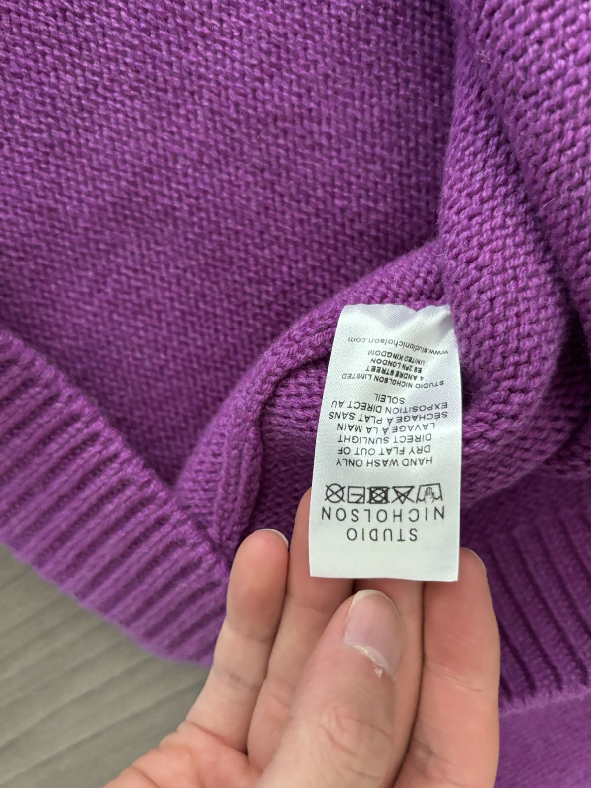 Studio Nicholson Studio Nicholson Hemyl Lambswool Crew Knit Size US S / EU 44-46 / 1 - 6 Thumbnail
