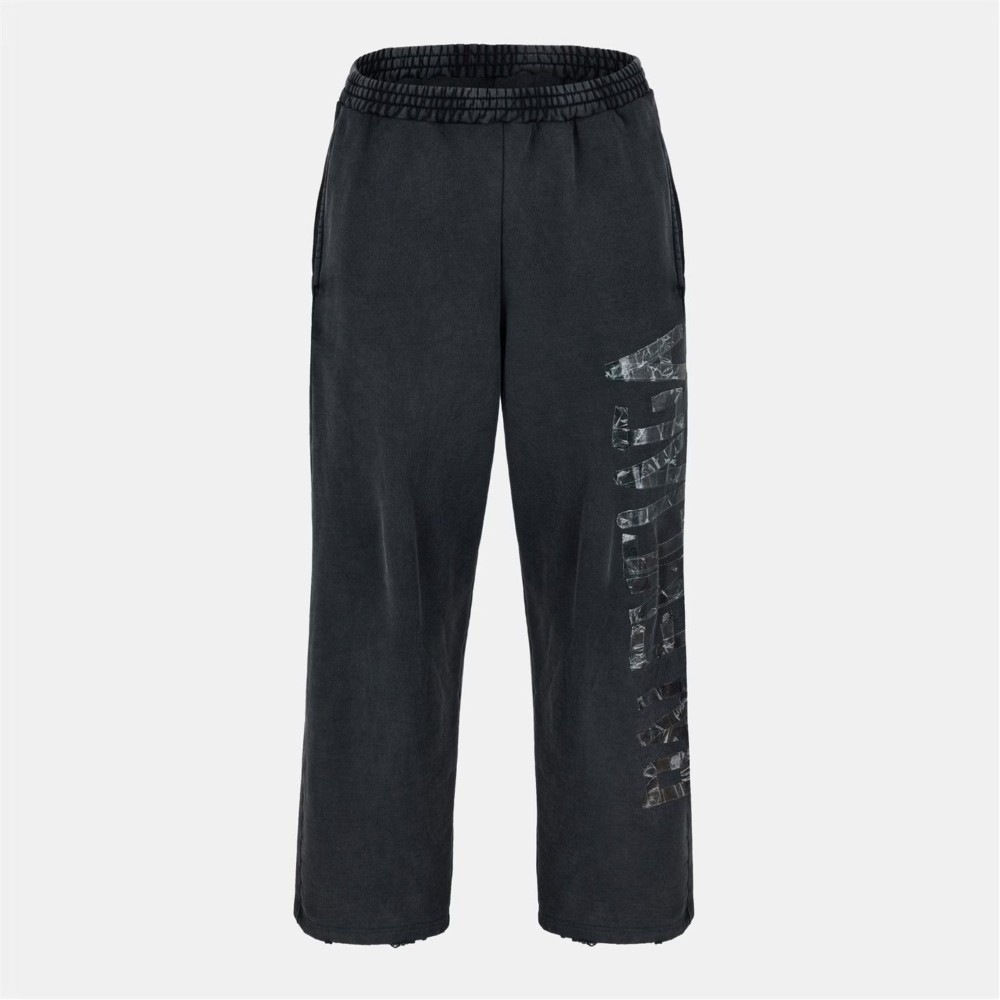 Balenciaga o1g2r1mq0226 Wide Leg Trousers In Faded Black Size US 32 / EU 48 - 1 Thumbnail
