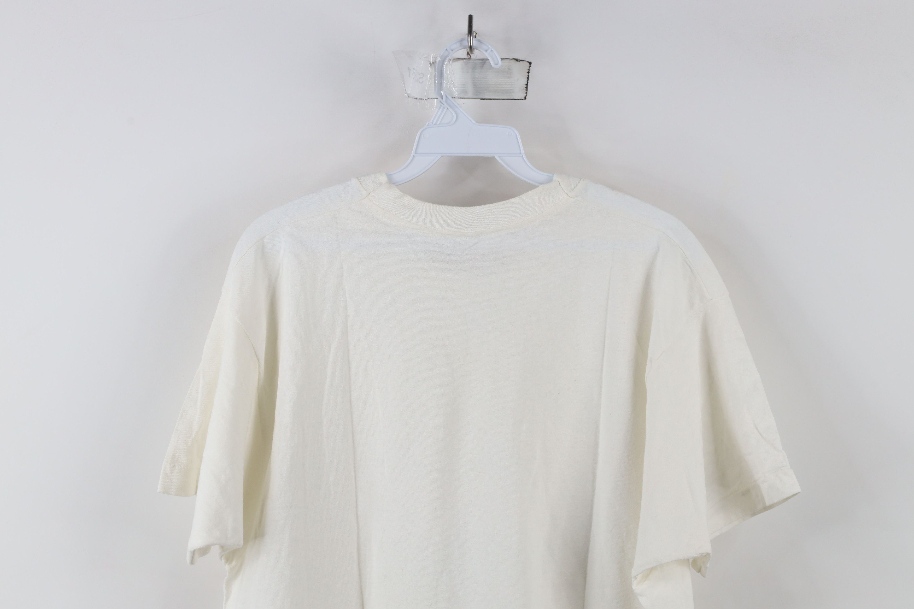 Vintage Vintage 90s Streetwear Cotton Short Sleeve T-Shirt White USA Size US XL / EU 56 / 4 - 10 Thumbnail