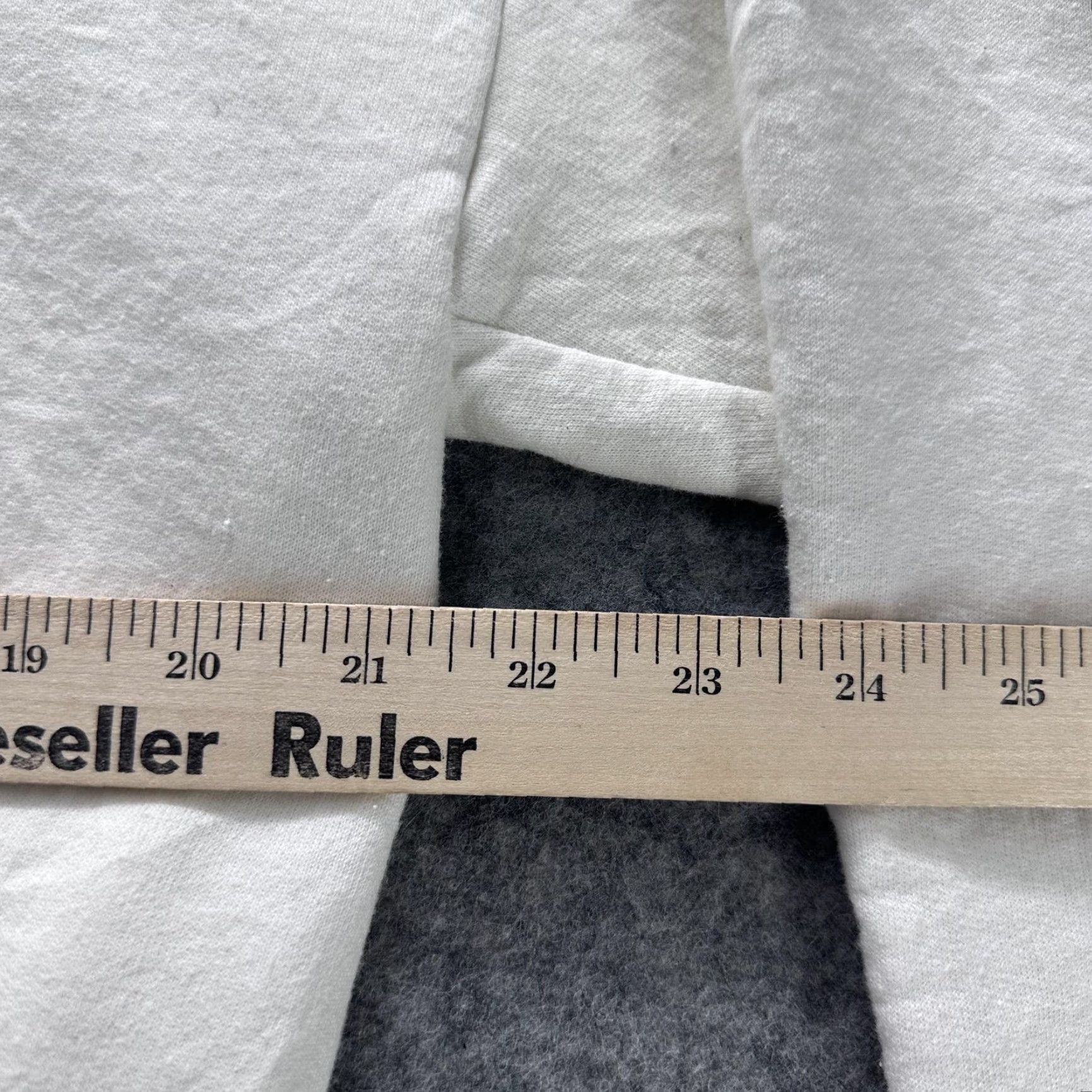 Jerzees VINTAGE Jerzees Sweatshirt Mens Large White God Bless America USA Flag 90s y2k Size US L / EU 52-54 / 3 - 6 Thumbnail