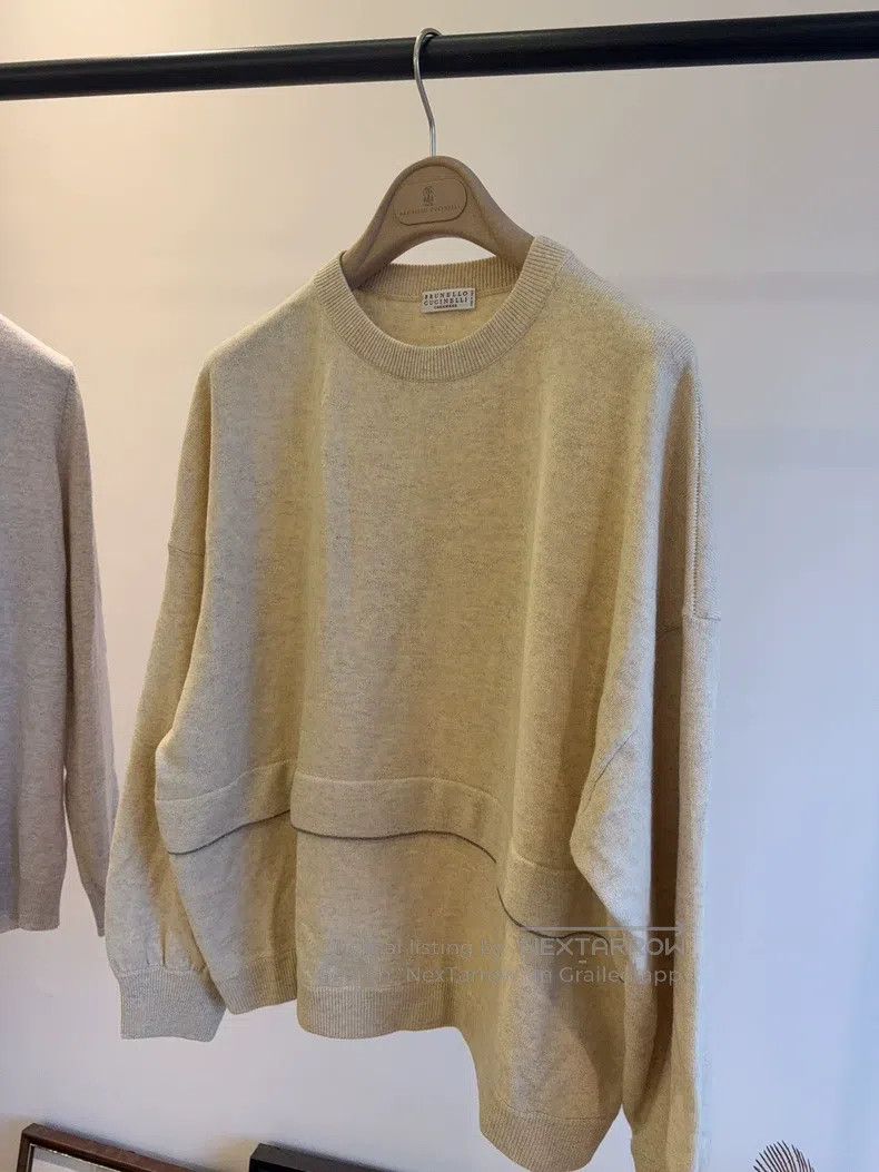 Brunello Cucinelli Brunello Cucinelli Wool crew neck sweater Size XS / US 0-2 / IT 36-38 - 3 Thumbnail