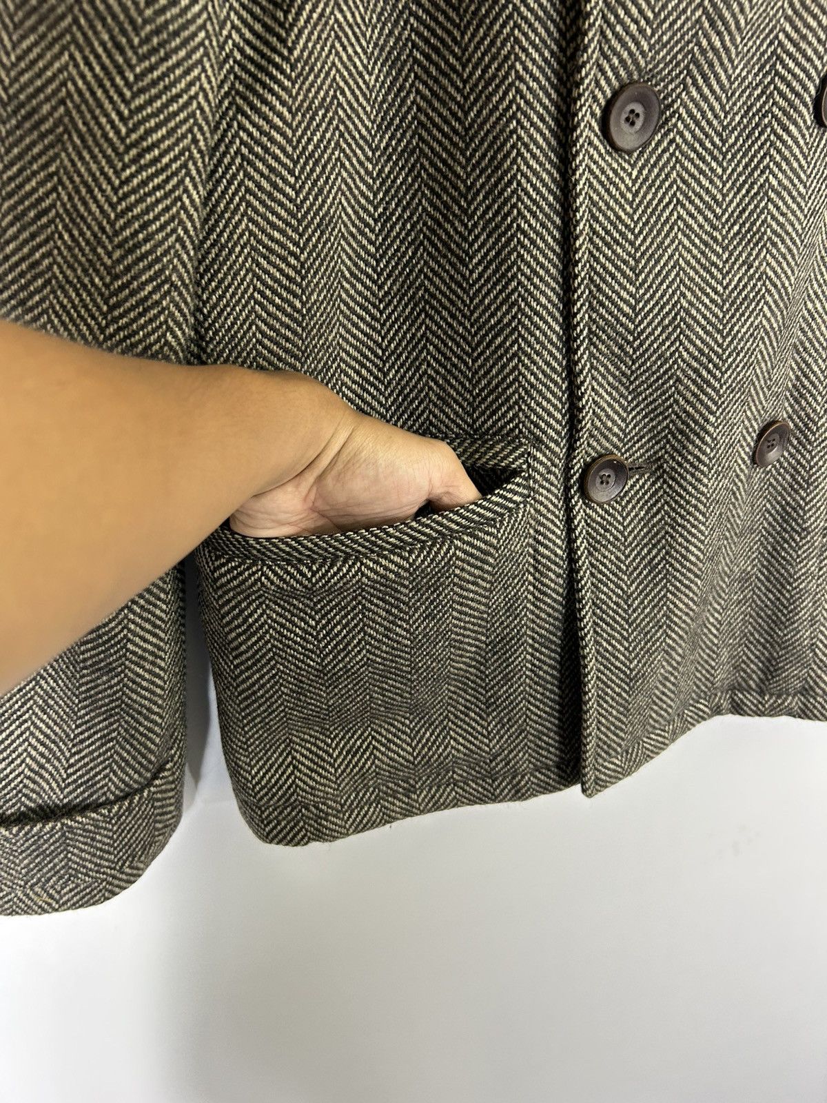 A.P.C. A.P.C. x Robert Noble Wool Herringbone Vintage Tweed Jacket Size US M / EU 48-50 / 2 - 7 Thumbnail