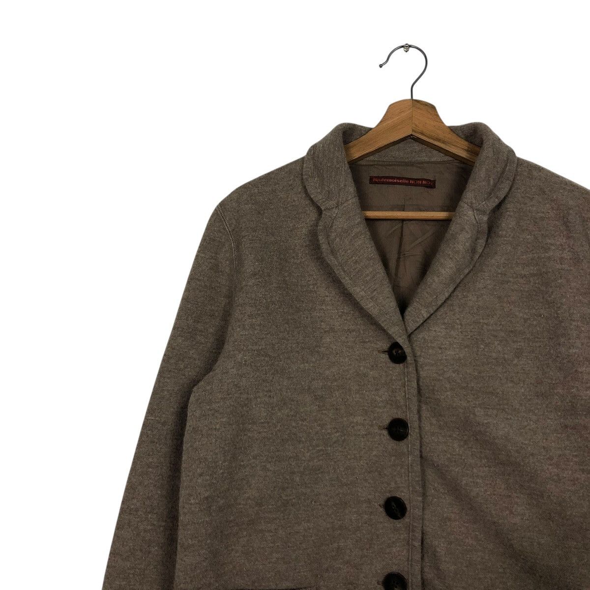 Issey Miyake 🔥VINTAGE CROPPED BUTTON JACKET MADEMOISELLE NON NON Size L / US 10 / IT 46 - 9 Thumbnail