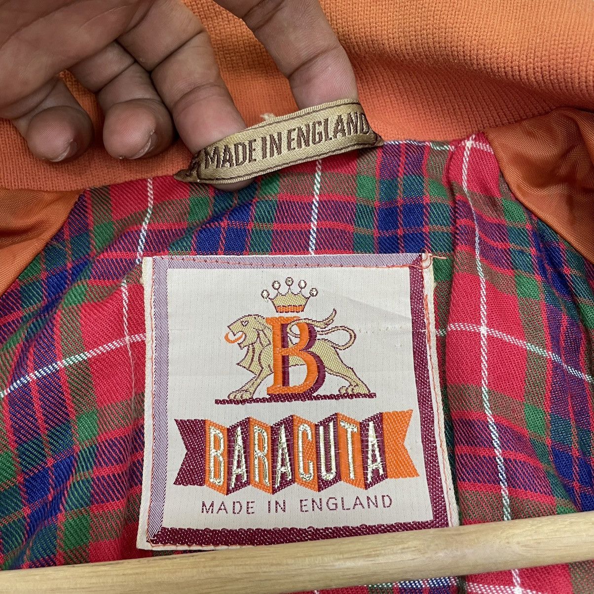 Baracuta 🔥Very Rare Vtg Baracuta Orange G 9 Aero Zip Made In England Size US M / EU 48-50 / 2 - 7 Thumbnail