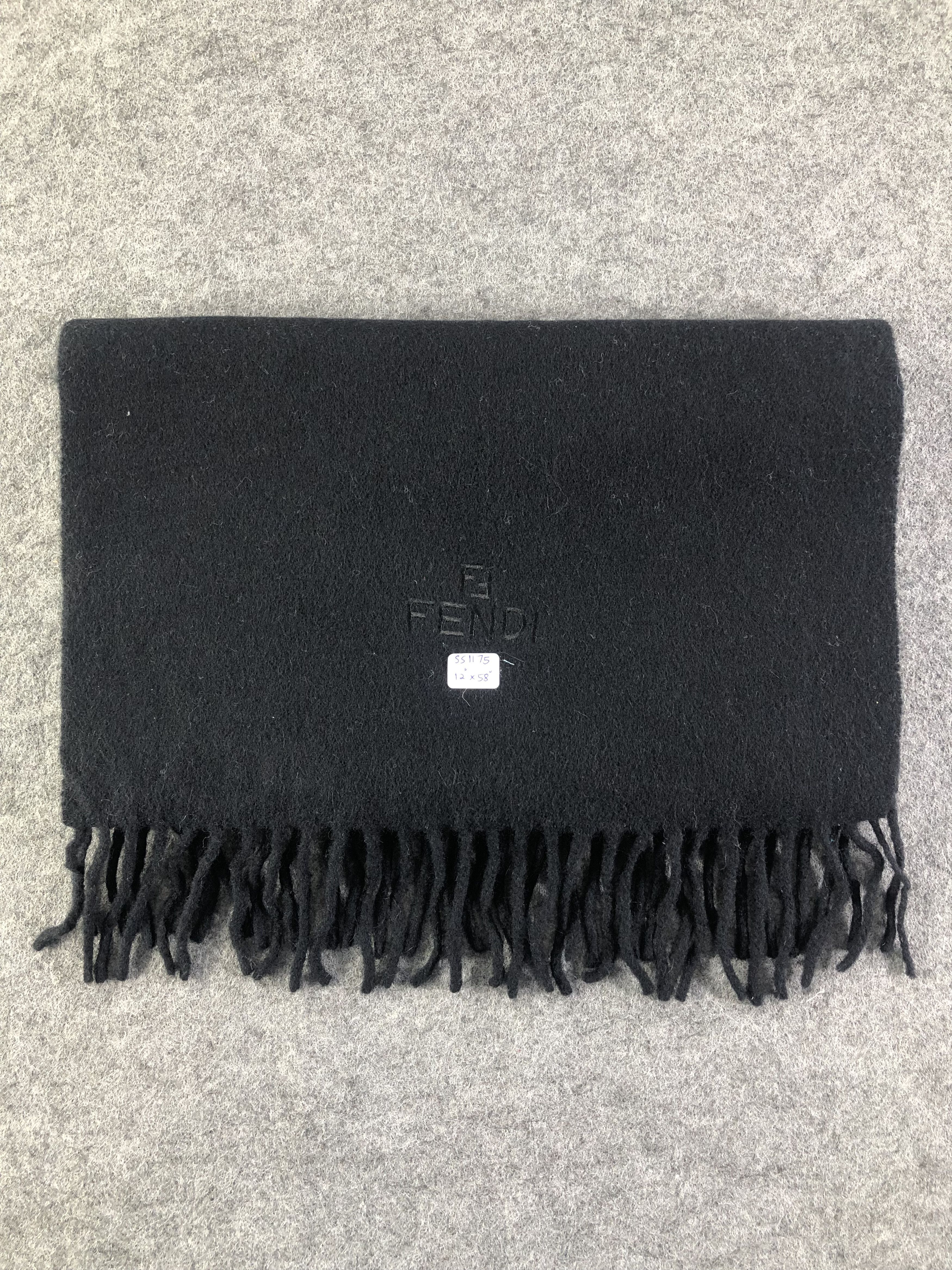 Vintage Fendi Plain Scarf / Muffler / Neckwear Size ONE SIZE - 7 Thumbnail