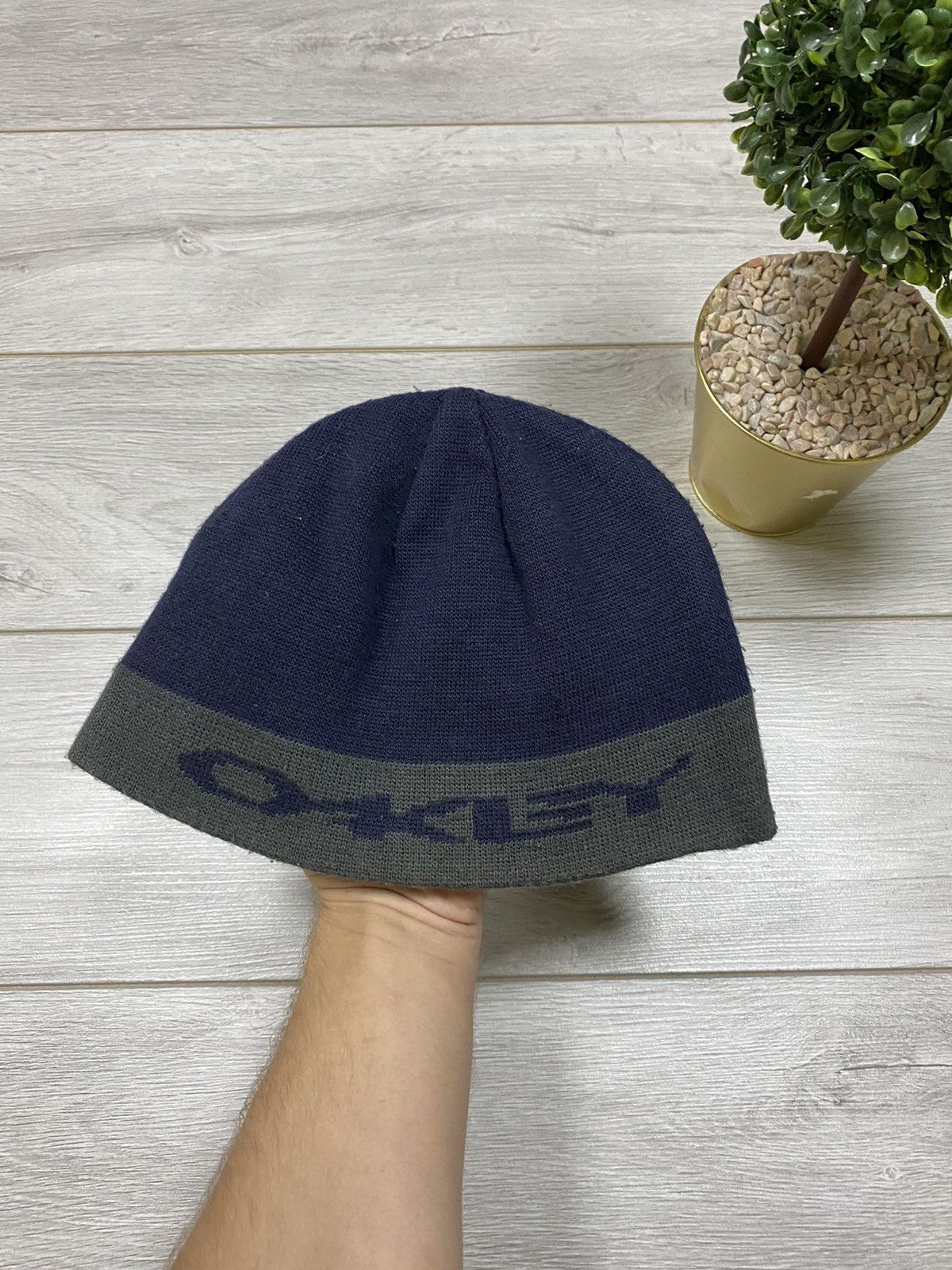 Oakley × Streetwear × Vintage Vintage Oakley Knitted Beanie Hat