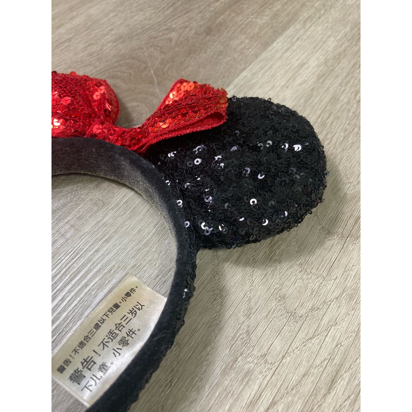 Disney Disney Parks Minnie Mouse Ears Headband Sequin Red Size ONE SIZE - 4 Thumbnail