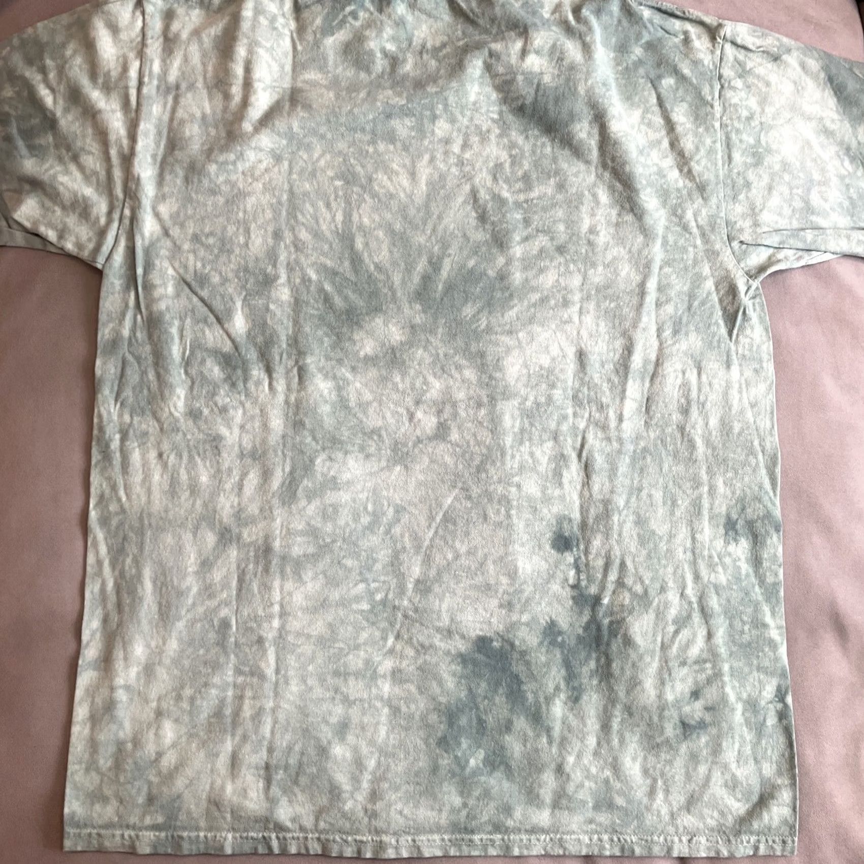 The Mountain VINTAGE The Mountain T-Shirt XL Green Butterfly & Flowers Peace Symbol Tie Dye Crew Neck Short Sleeve Men - 2011 Size US XL / EU 56 / 4 - 5 Thumbnail
