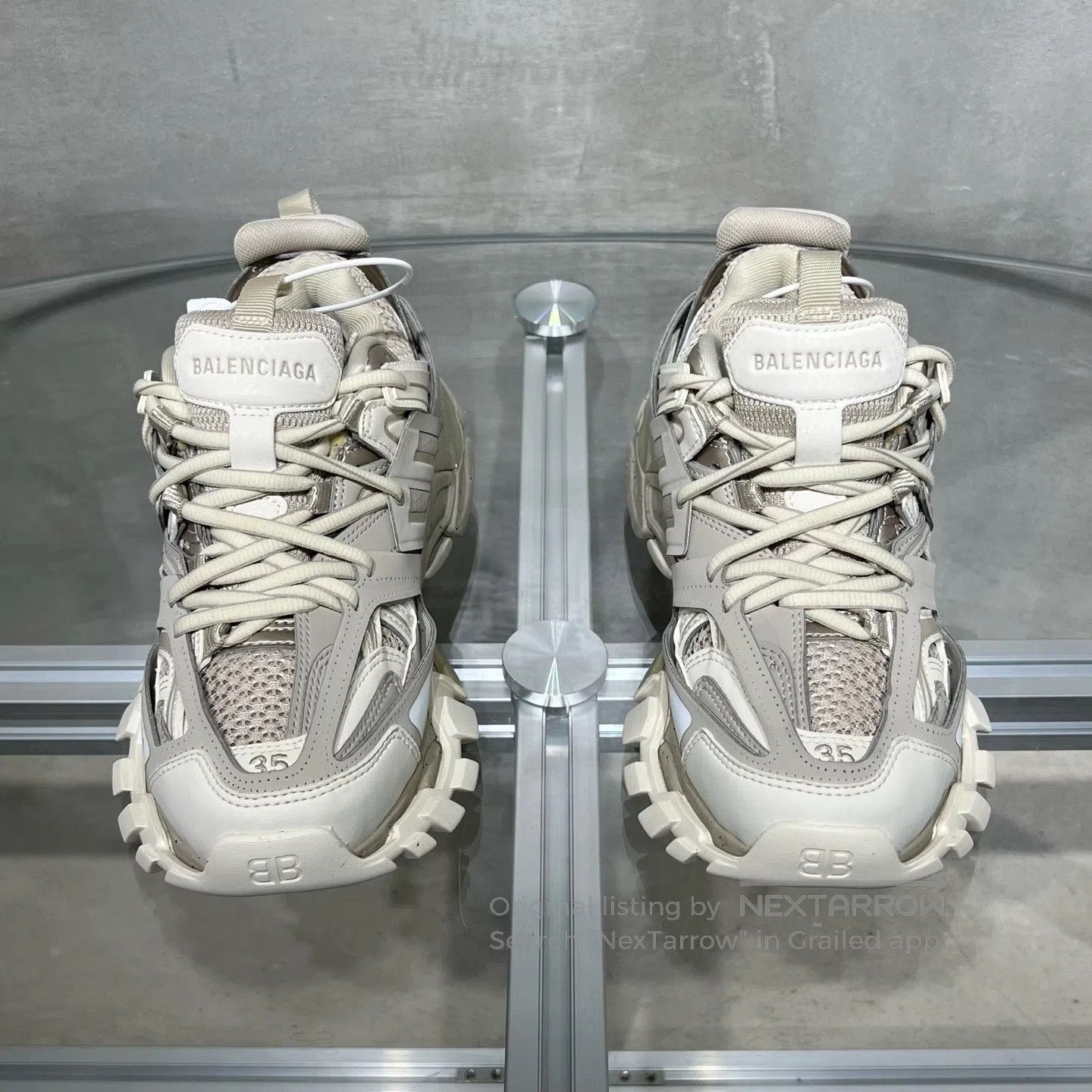 Balenciaga Balenciaga Track Dad Shoes,Brown milk tea Size US 4.5 / IT 34.5 - 2 Thumbnail