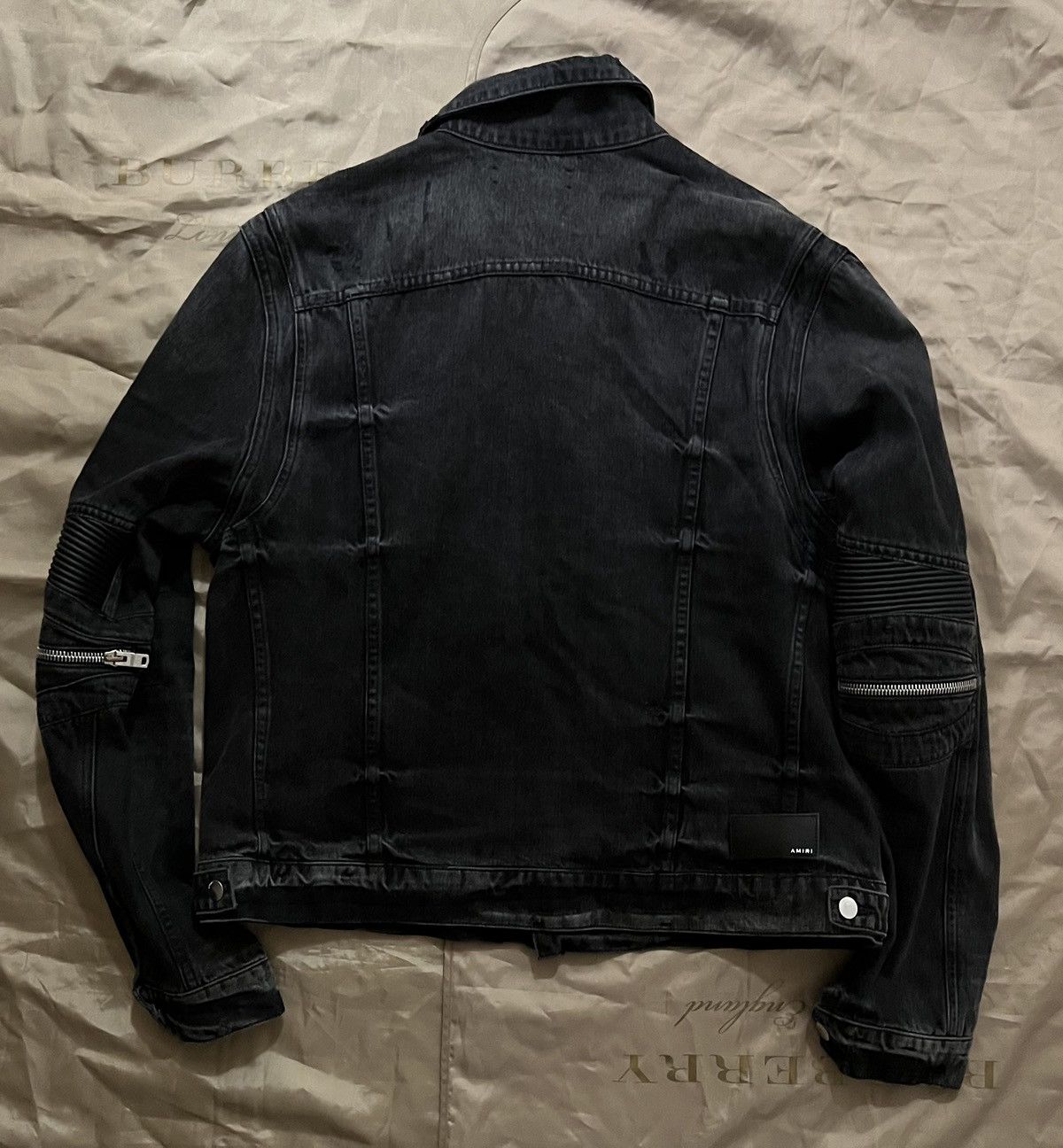 Amiri AMIRI - Distressed Denim Jacket size XXL Size US XXL / EU 58 / 5 - 8 Thumbnail