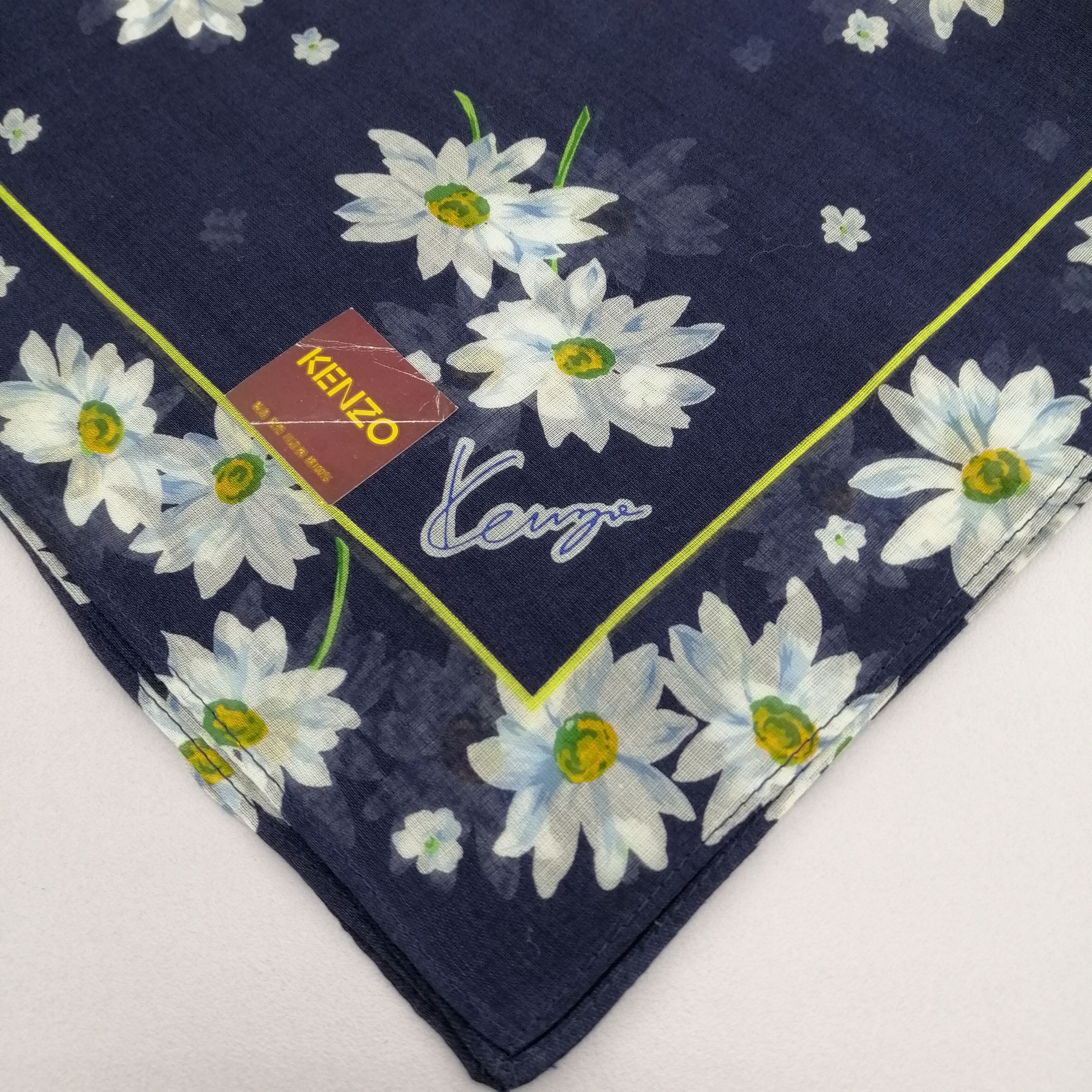 Kenzo × Vintage Kenzo Handkerchief/Neckerchief/Bandana-KD3202 Size ONE SIZE - 4 Thumbnail