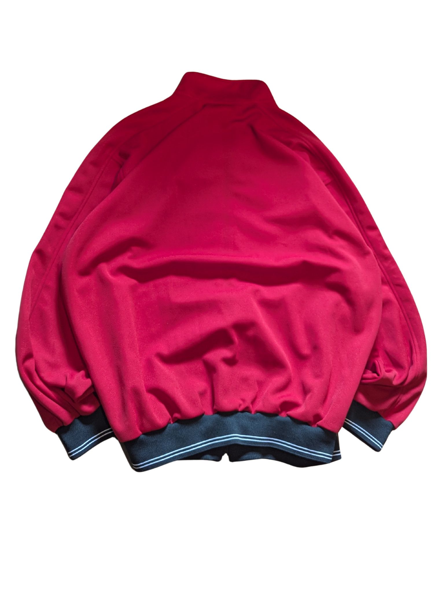 Nike Vintage Nike Red Track Jacket Y2K Small Swoosh Oversized Fit Size US L / EU 52-54 / 3 - 2 Thumbnail