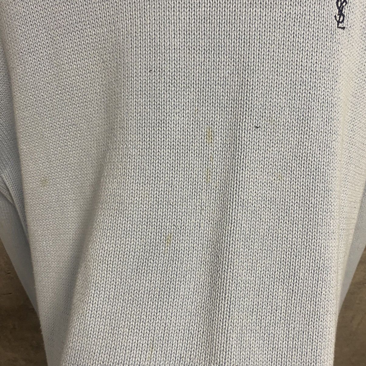 Yves Saint Laurent Blue YSL Sweater Knit Yves Saint Laurent Sweater Old Money Size US L / EU 52-54 / 3 - 4 Thumbnail