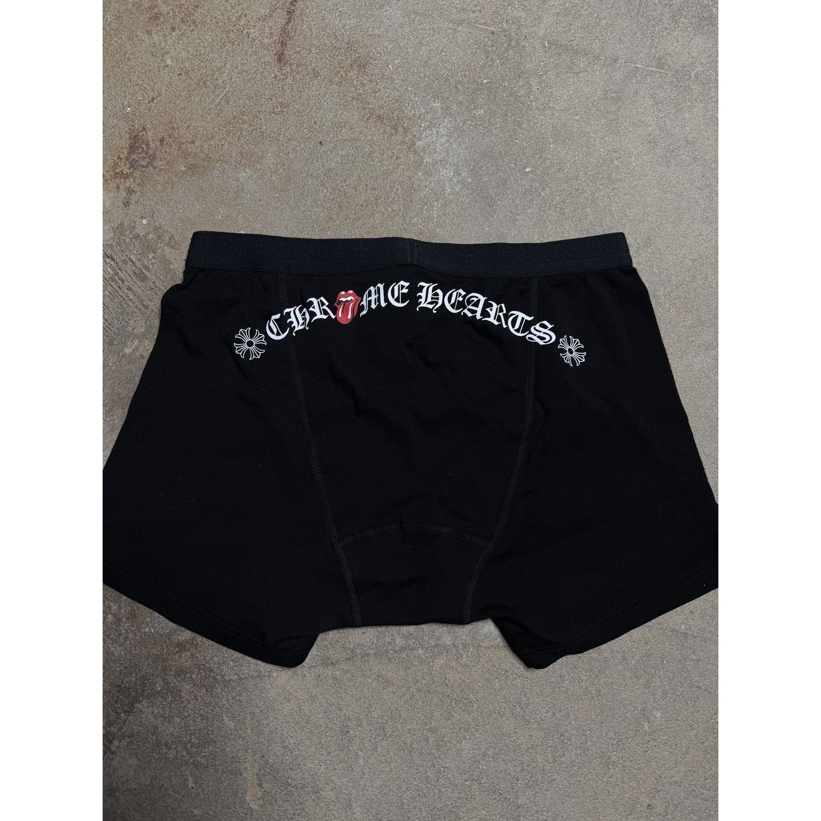 Chrome Hearts Chrome Hearts Biker Shorts Black Rolling Stones Blue XL New Size US 38 / EU 54 - 1 Thumbnail