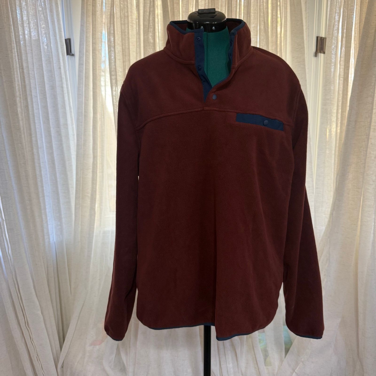 Other 32 Heat Brown Fleece Pullover | Sz L Size US L / EU 52-54 / 3 - 2 Thumbnail