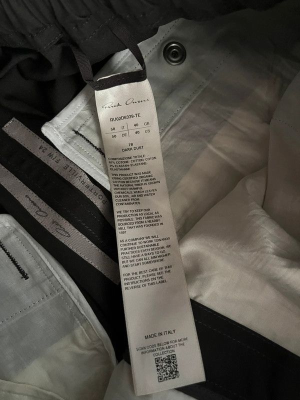Rick Owens Rick Owens Cargo Bela F/W 24 Porterville Dark Dust Size US 40 / EU 56 - 5 Thumbnail