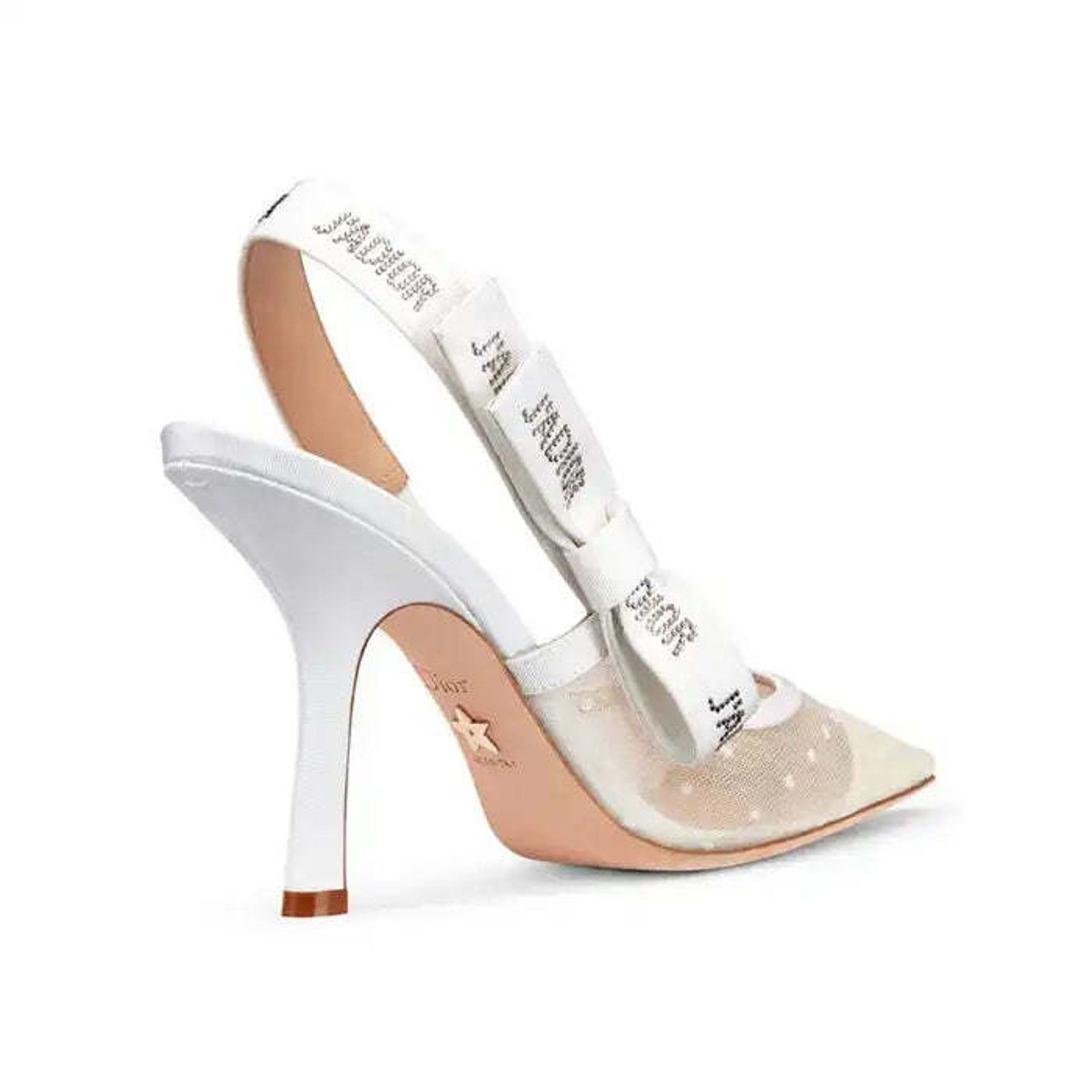 Dior Dior Jadior Crystal Ribbon Slingback Sandal Heel Pump 42 Size US 12 / IT 42 - 8 Thumbnail