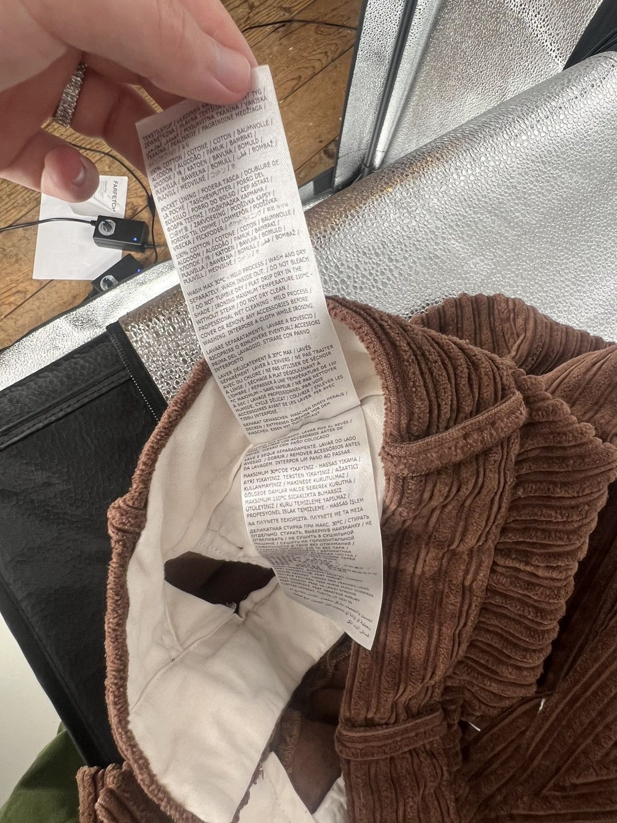 Designer × Maison Margiela Maison Margiela Brown Corduroy Cropped Pants Size US 32 / EU 48 - 5 Thumbnail