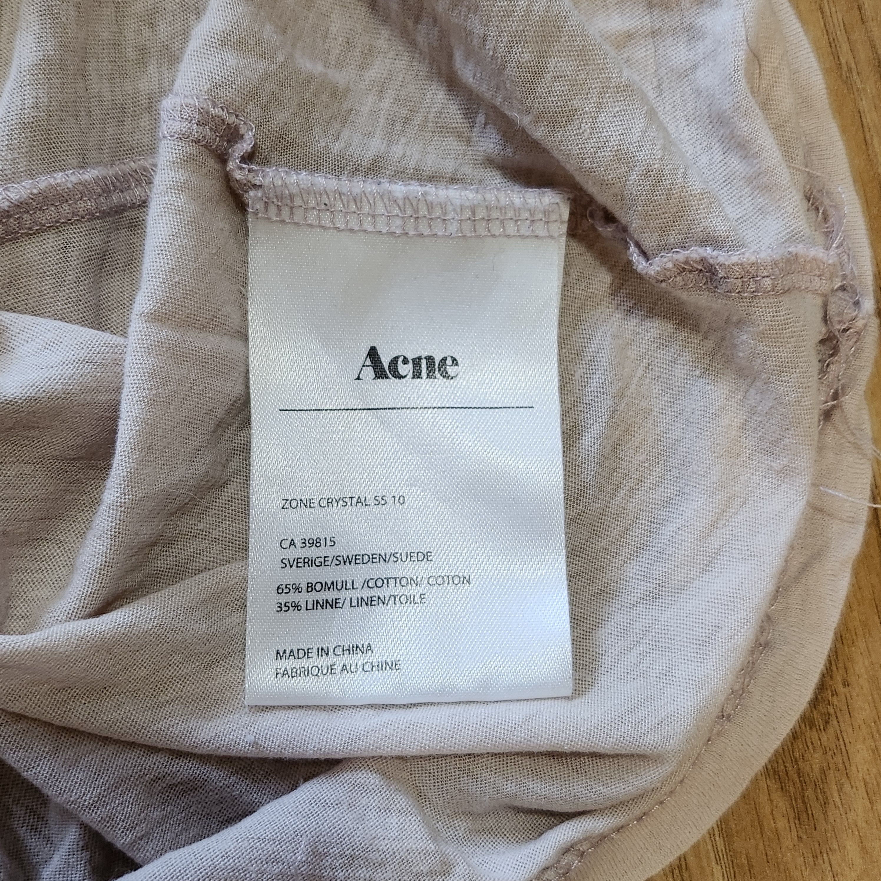 Acne Studios Acne Studios Zone Crystal SS10 Size US L / EU 52-54 / 3 - 5 Thumbnail