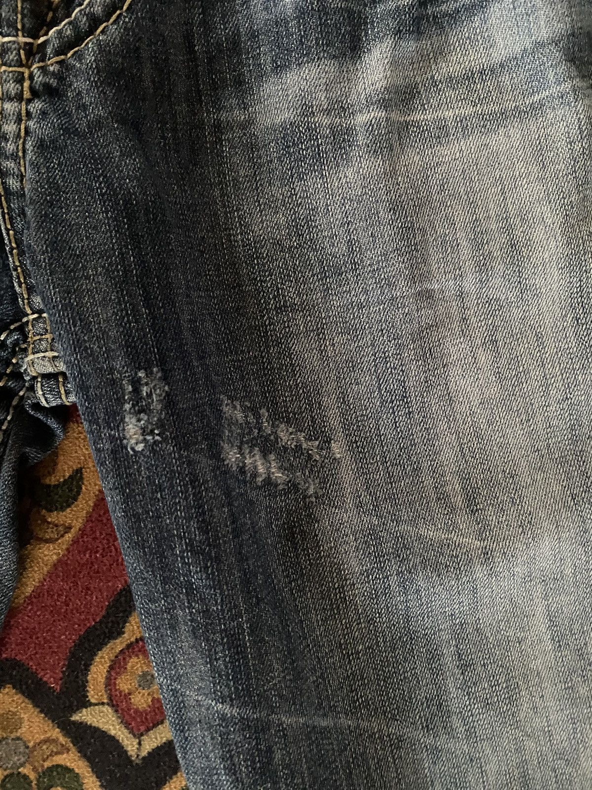 Affliction × Big Star × Vintage Vintage Big Star Distressed Bootcut Denim Size US 33 - 7 Thumbnail