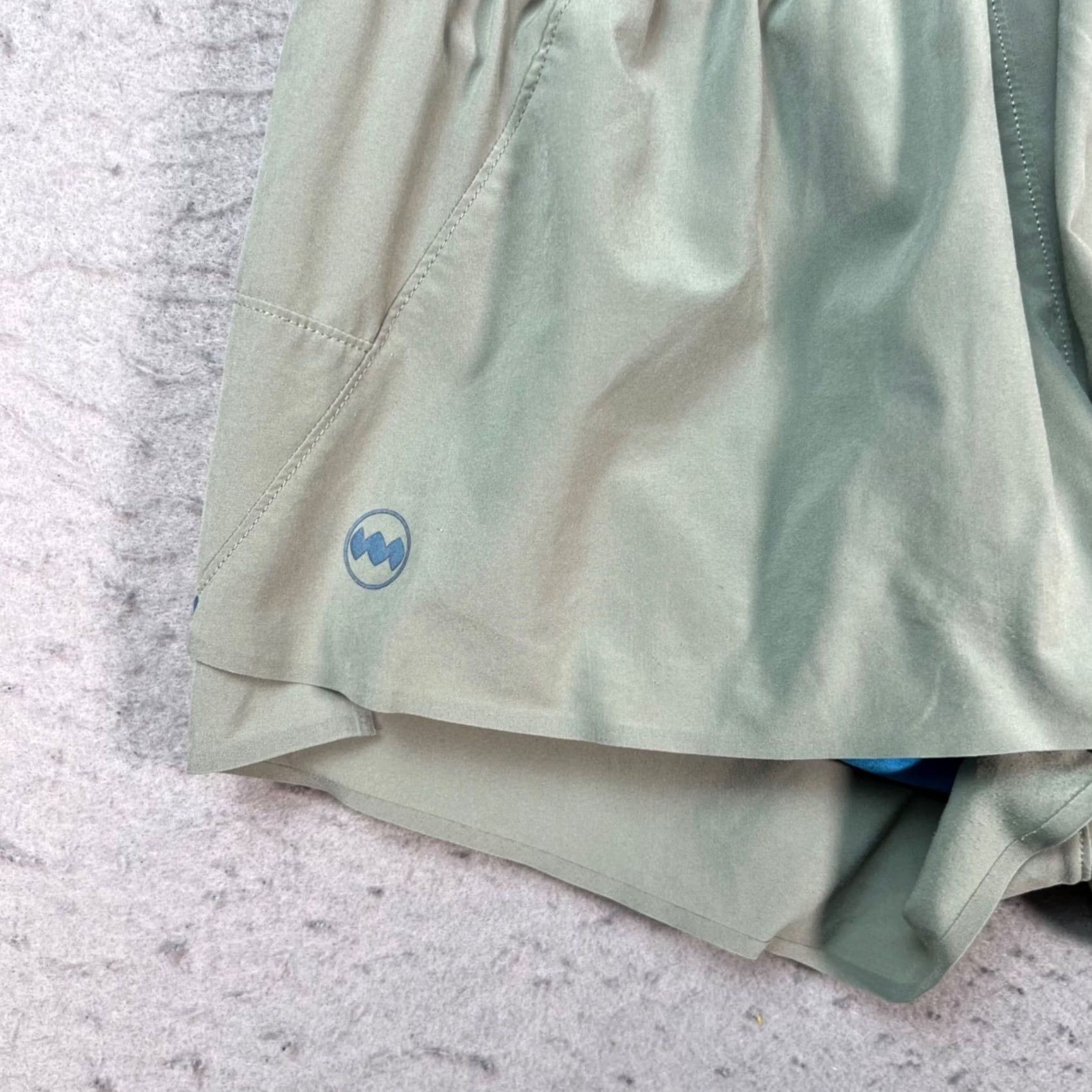 Vintage Janji Womens XS Running Shorts Sage Green w/ Inner Liner Athletic Gym Size 26" / US 2 / IT 38 - 4 Thumbnail