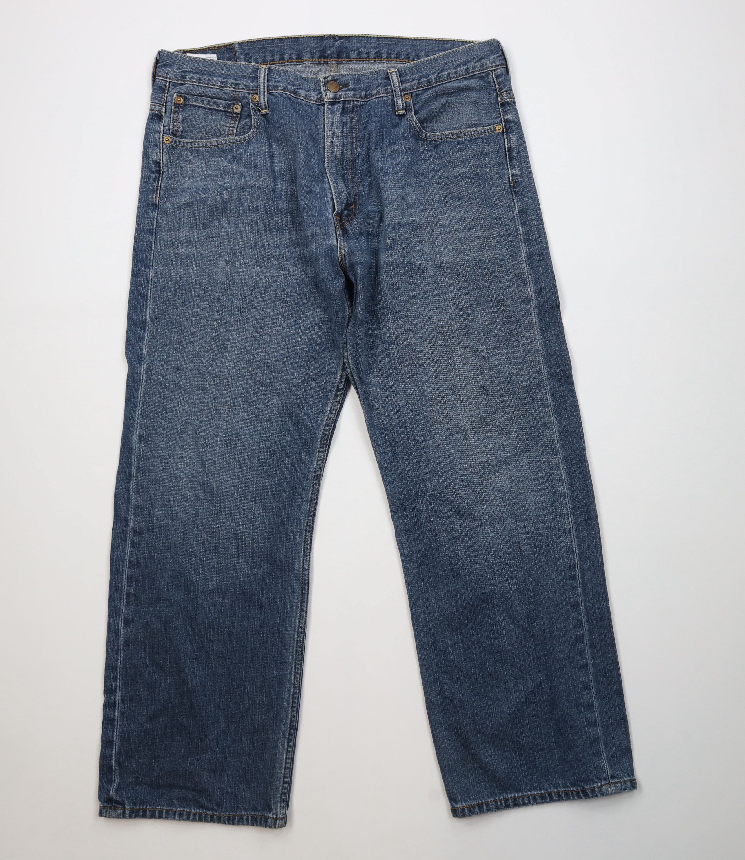 Levi's Vintage Y2K Levis 569 Straight Wide Leg Denim Jeans Blue Size US 36 / EU 52 - 1 Thumbnail