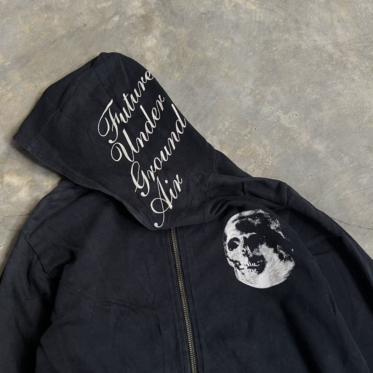 GOSTAR DE FUGA 2000s Fuga Future Under Ground Air Zip up Hoodie Size US M / EU 48-50 / 2 - 4 Thumbnail