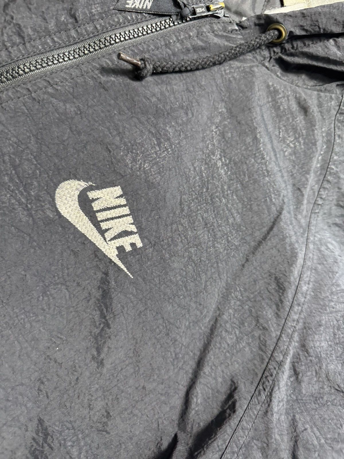 Nike Vintage 80s Nike Jacket Big Swoosh Drill Y2K Rare Size US M / EU 48-50 / 2 - 6 Thumbnail