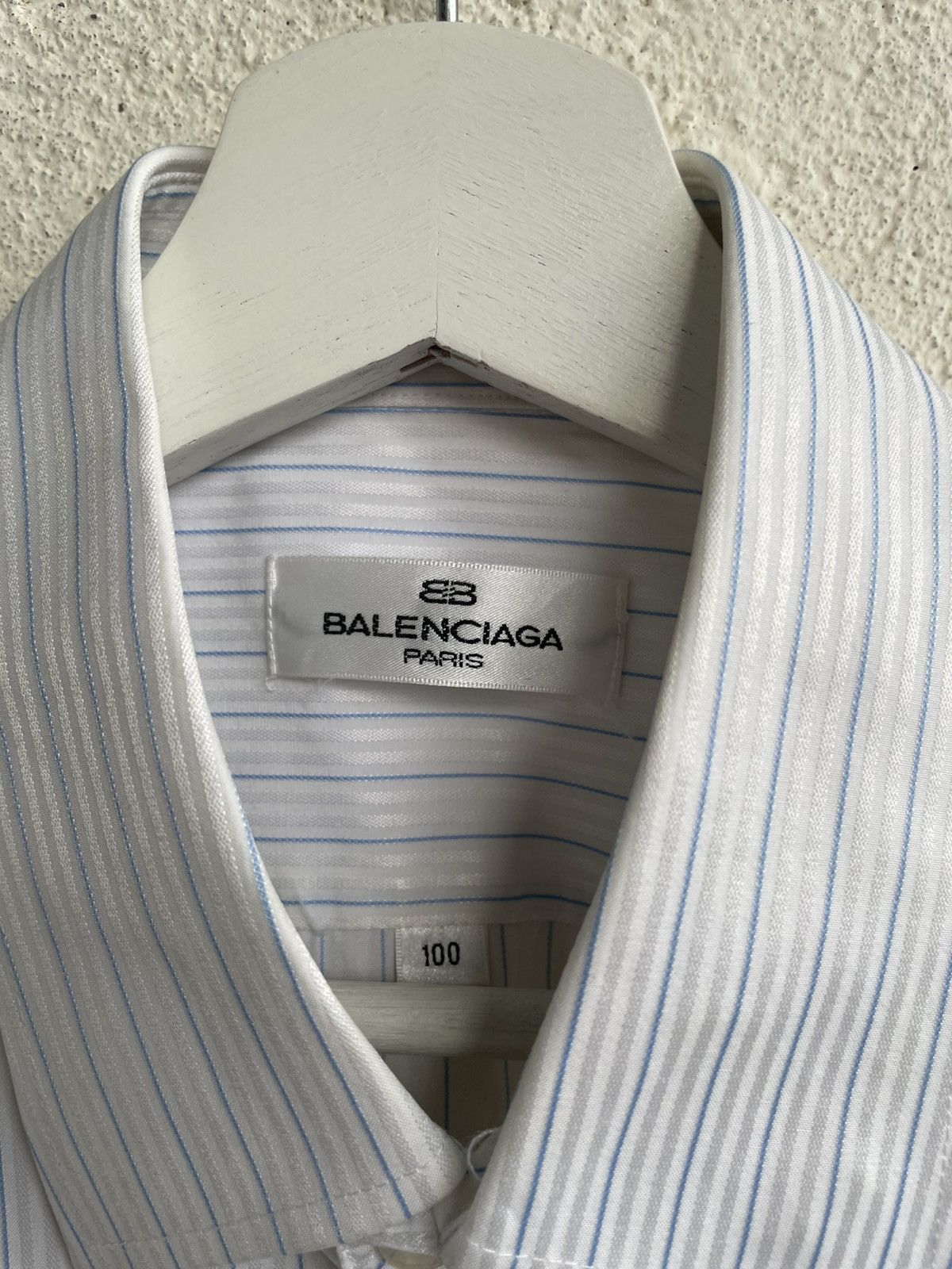 Balenciaga 2000s Balenciaga Shirts Button Up Stripped Y2K Ifsix YSL Y’s Size US L / EU 52-54 / 3 - 5 Thumbnail