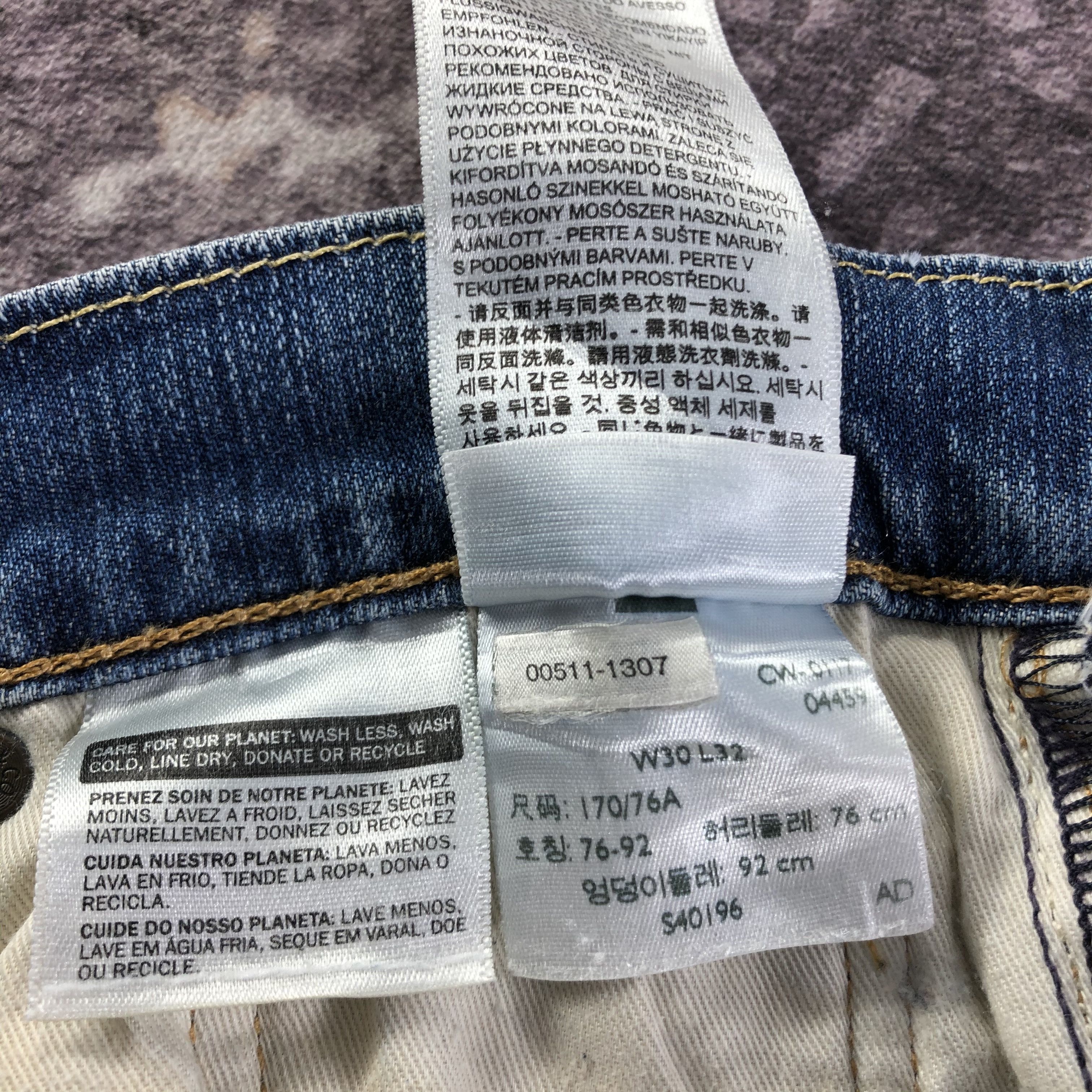 Levi's × Vintage Vintage Blue Wash Levis 511 Jeans-JM3260 Size US 31 - 12 Thumbnail
