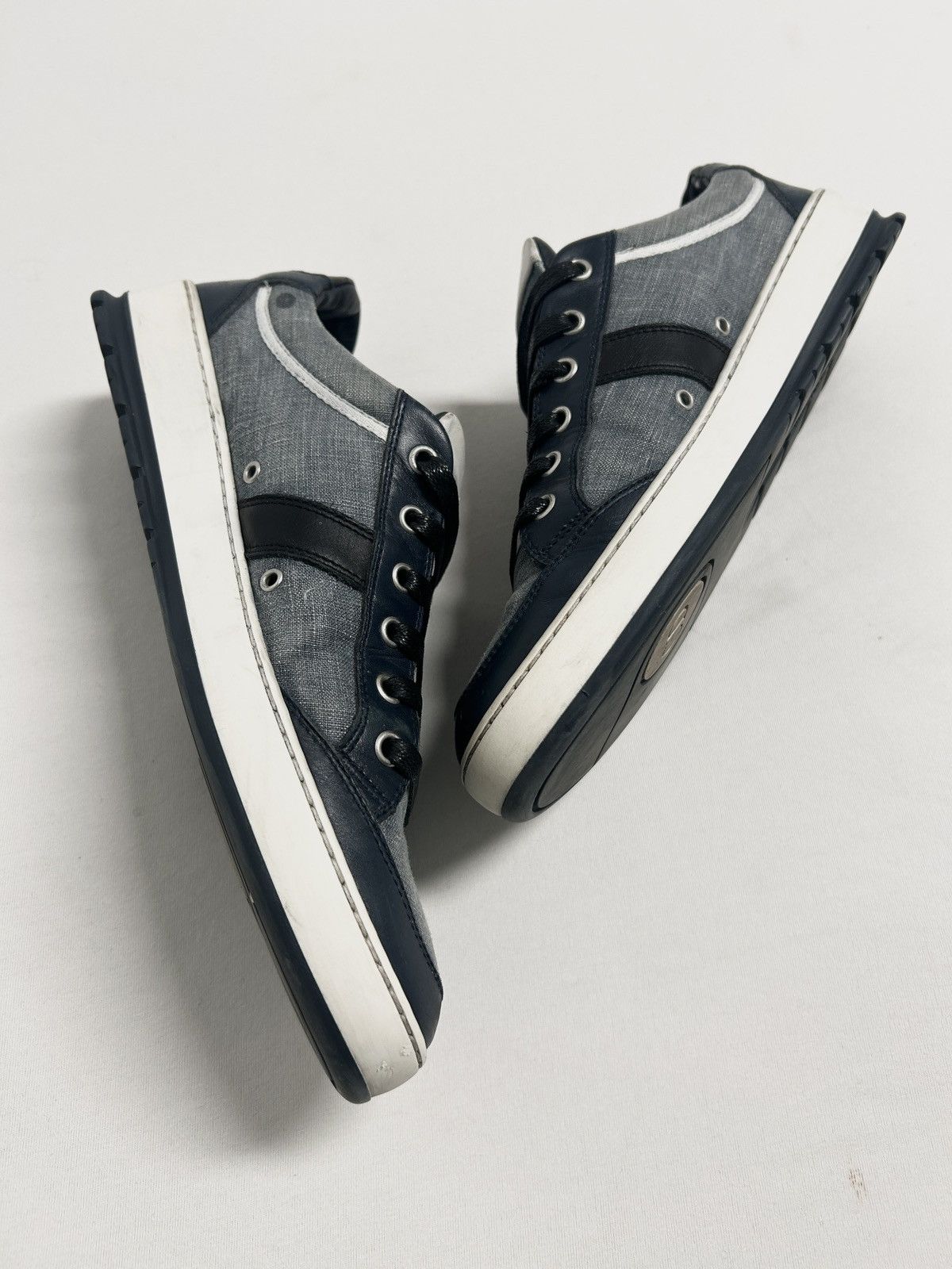 Dior SS2011 Low-Top Leather Panel Sneakers Size US 7.5 / EU 40-41 - 3 Thumbnail