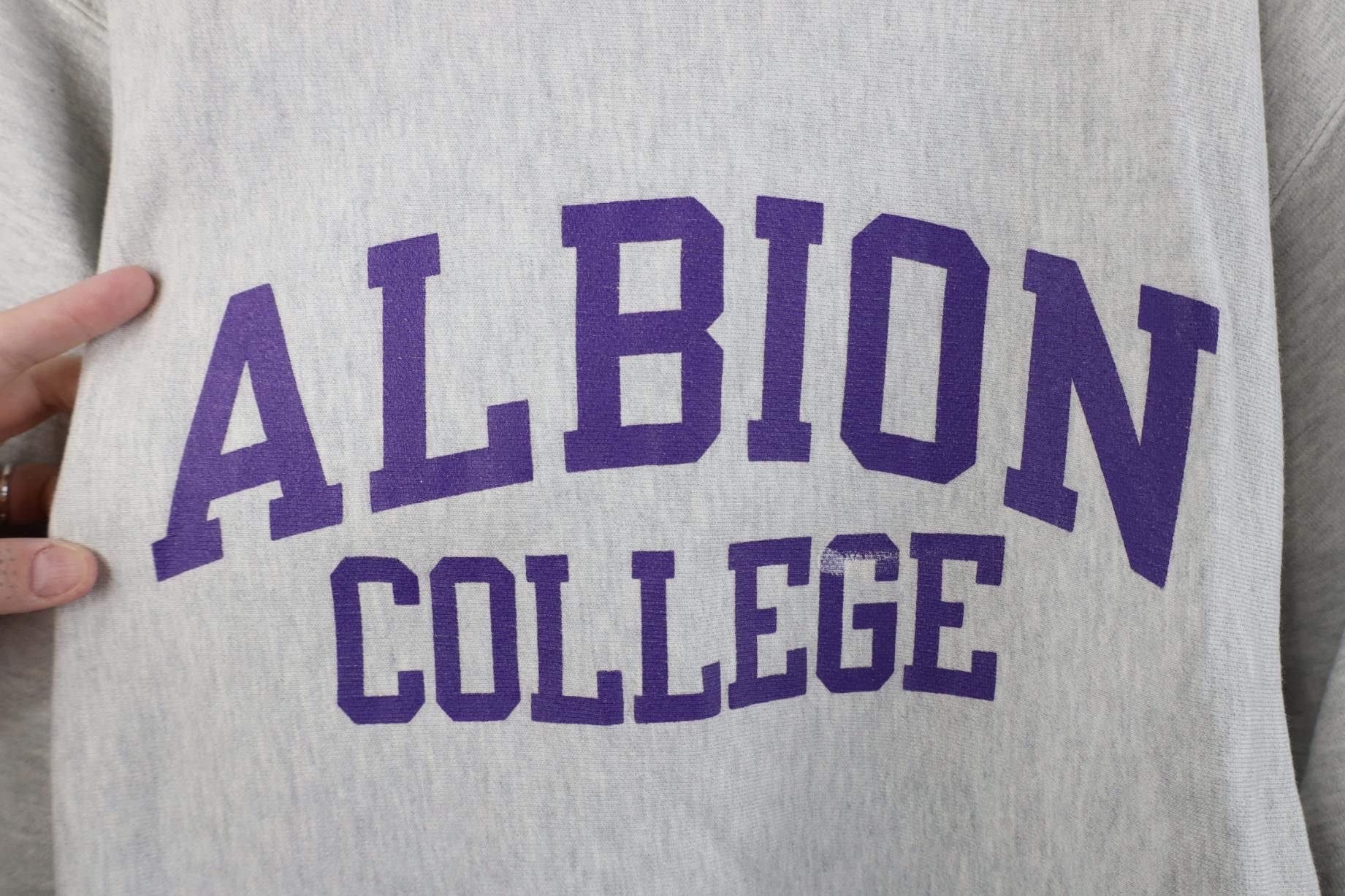 Champion Vintage 90s Champion Reverse Weave Albion College Sweatshirt Size M / US 6-8 / IT 42-44 - 9 Thumbnail