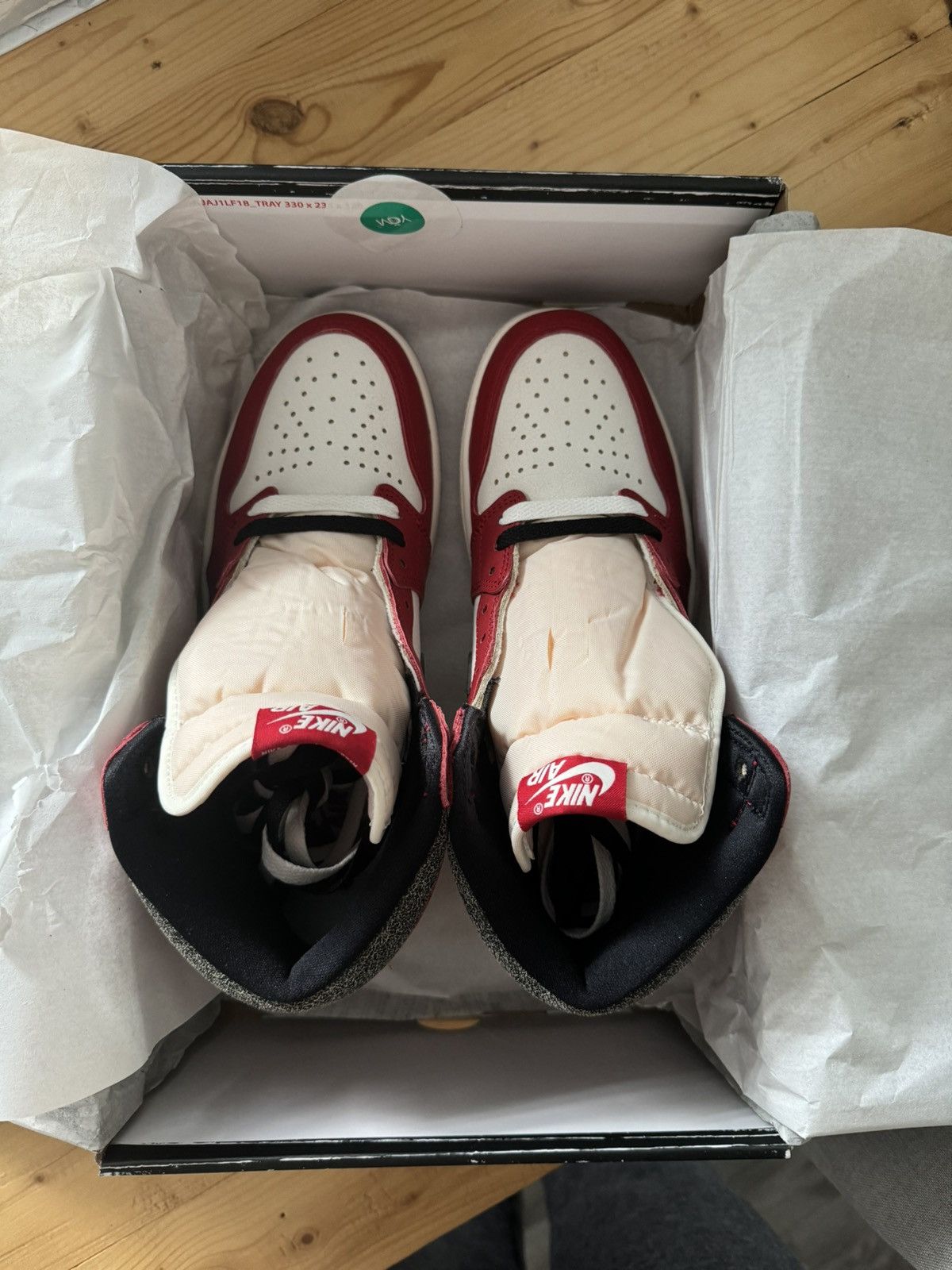 Jordan Brand × Nike × Vintage Jordan 1 Retro High OG Chicago Lost and Found Size US 8.5 / EU 41-42 - 5 Thumbnail