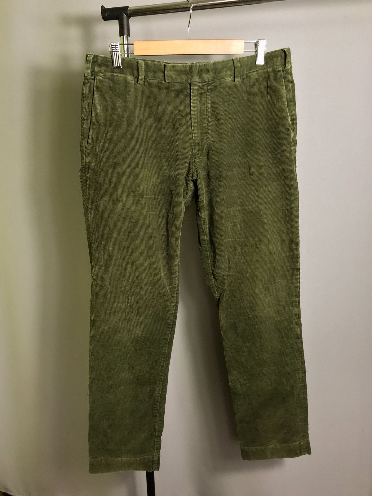 Polo Ralph Lauren RRL Polo Ralph Lauren mens velvet pants green slim fit Size US 34 / EU 50 - 1 Thumbnail