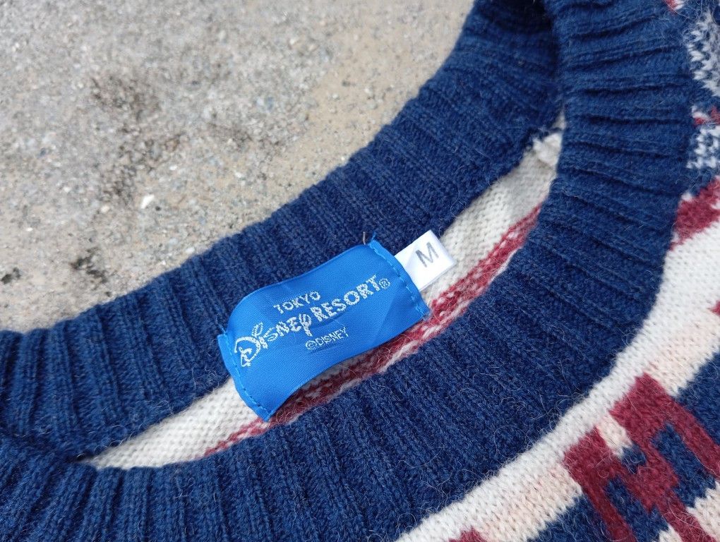 Disney Mickey Mouse Sweater 🌲☃️ Disney Cartoon 📺🍿 Size US M / EU 48-50 / 2 - 3 Thumbnail