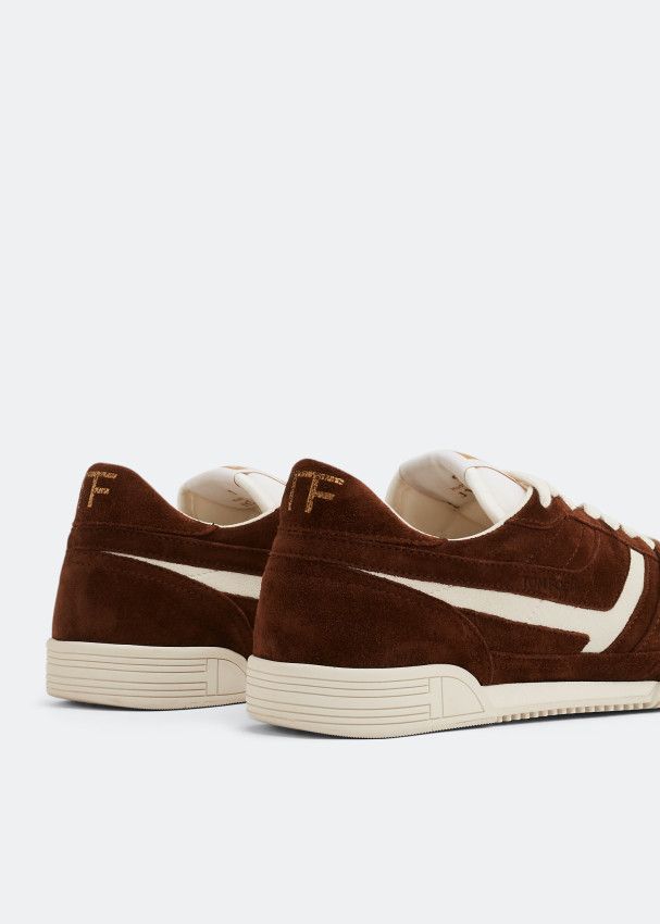 Tom Ford o1y0425 Low-Top Sneakers in Brown/White Size US 7 / EU 40 - 3 Thumbnail