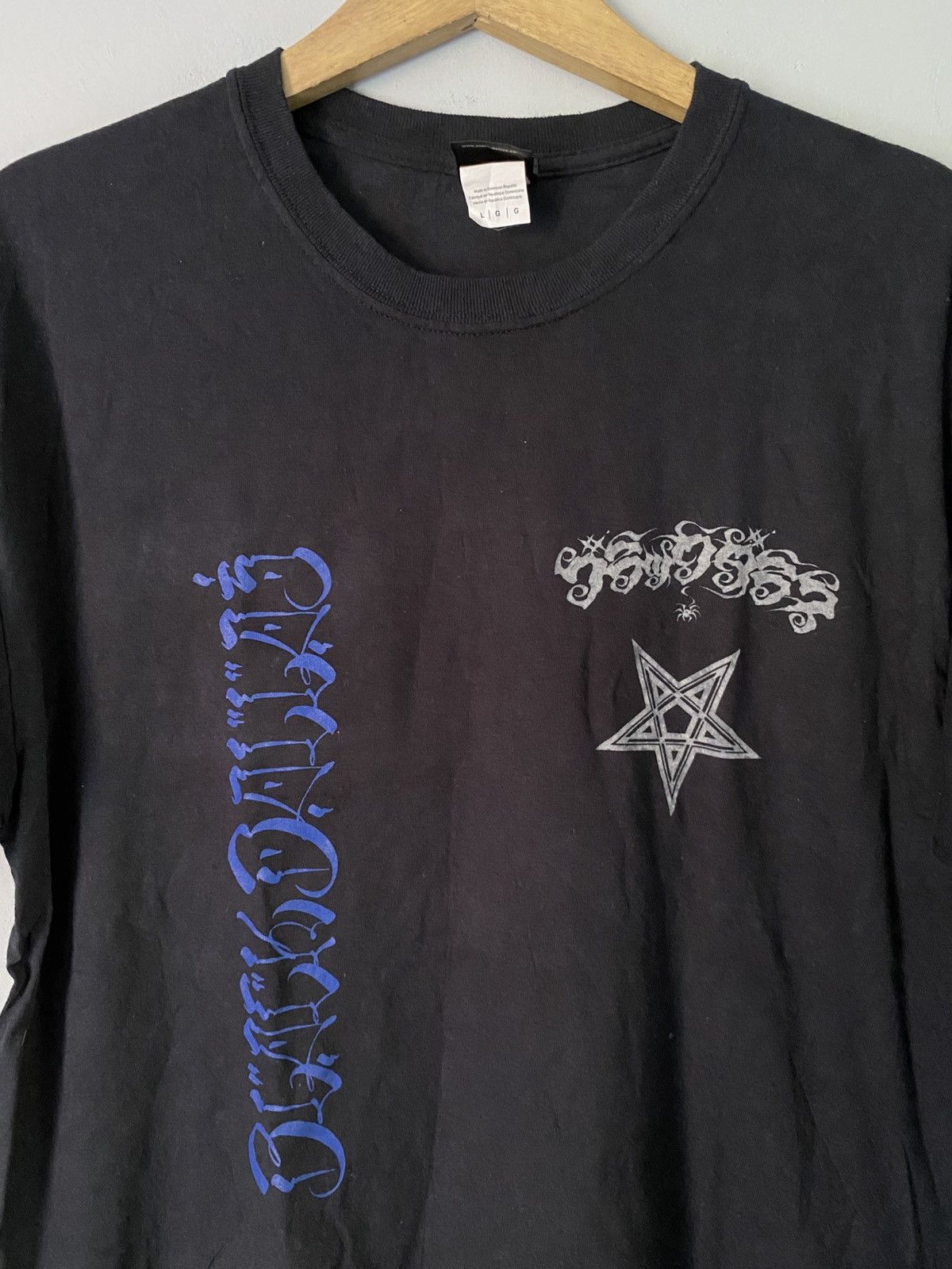 Japanese Brand 2000s black dallas streetwear goth style tee Size US L / EU 52-54 / 3 - 3 Thumbnail