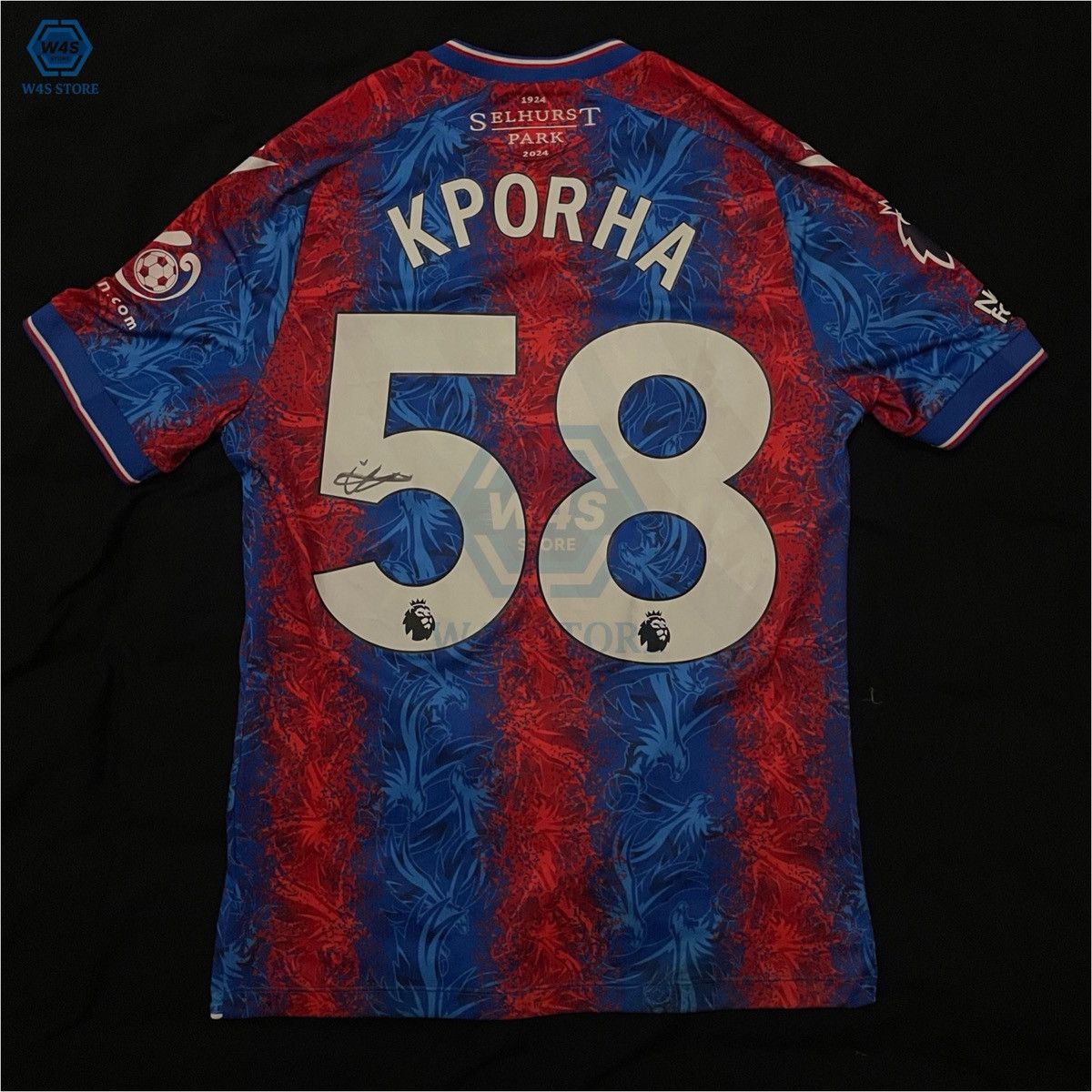 Macron Jersey Crystal Palace Home 2024/2025 Matchworn Size US M / EU 48-50 / 2 - 7 Thumbnail